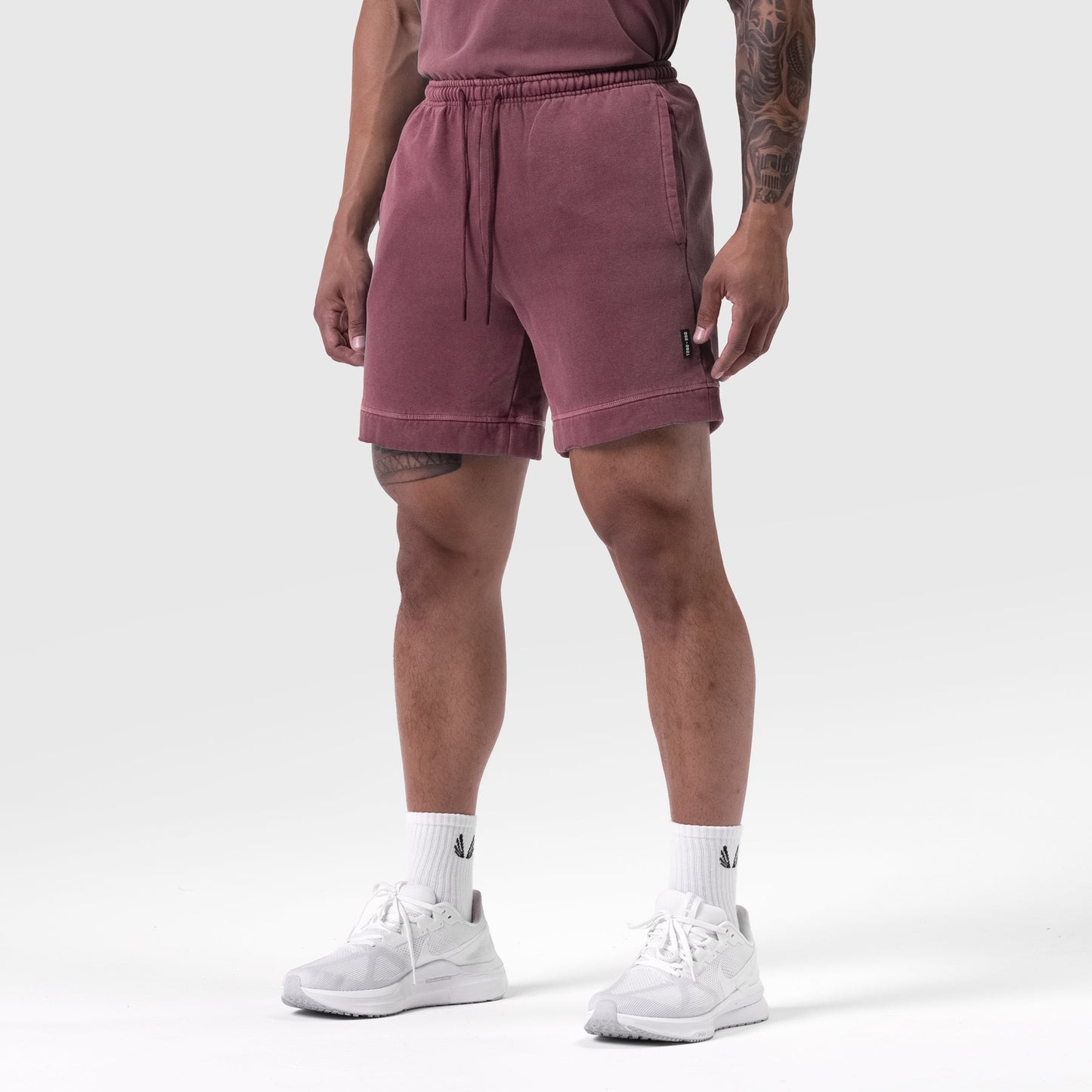0921. Tech Essential™ Sweat Short Faded Crimson | ASRV Discount