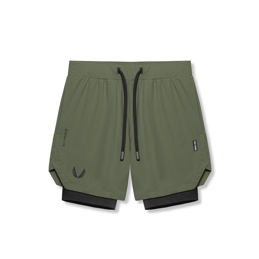 0866. Tetra-Lite® 7" Liner Short Olive "Wings"/ Black | ASRV near me