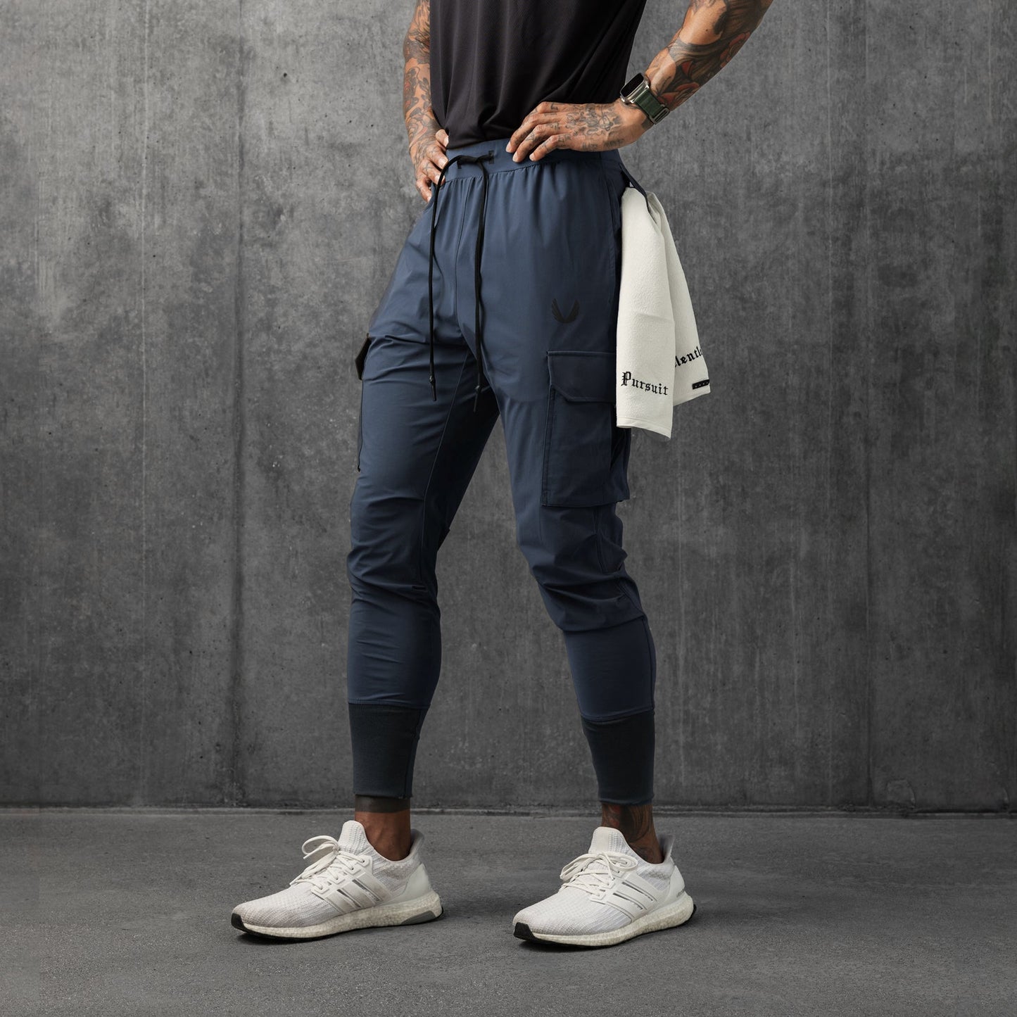 0825. Tetra-Lite® Cargo High Rib Jogger Navy | ASRV US