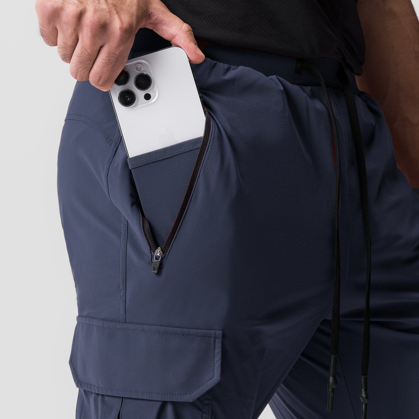 0825. Tetra-Lite® Cargo High Rib Jogger Navy | ASRV US