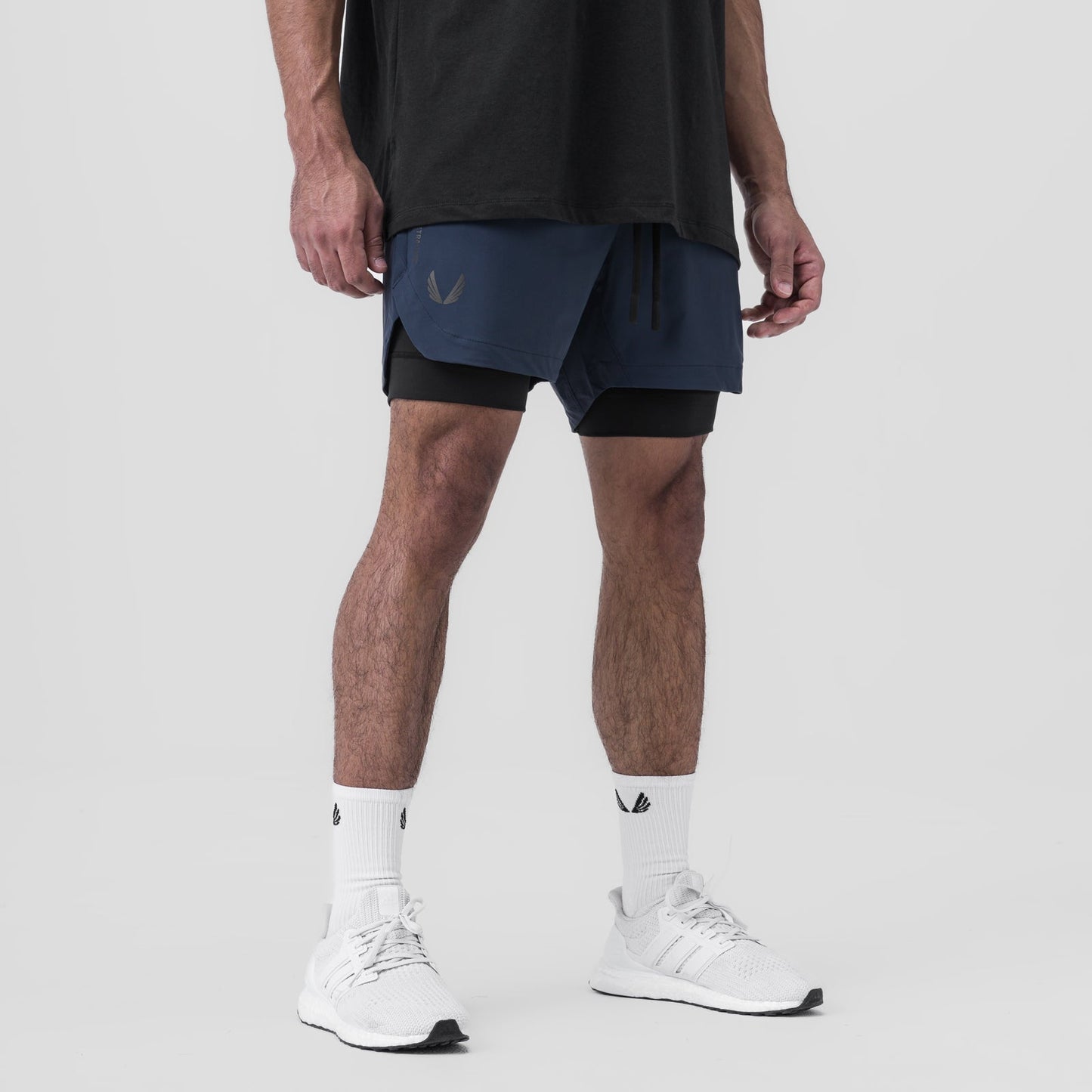 0865. Tetra-Lite® 5" Liner Short Navy "Wings"/Black | ASRV sale