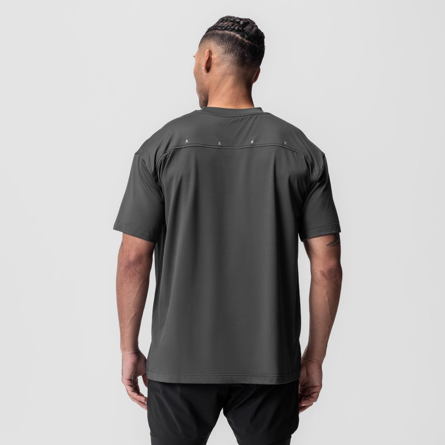 0822. AeroSilver® Oversized Tee Space Grey | ASRV sale