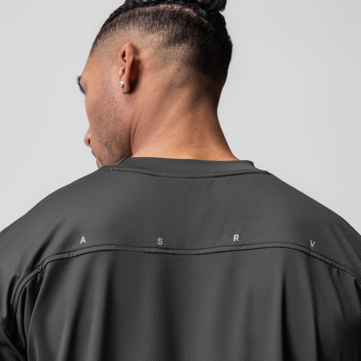 0822. AeroSilver® Oversized Tee Space Grey | ASRV sale