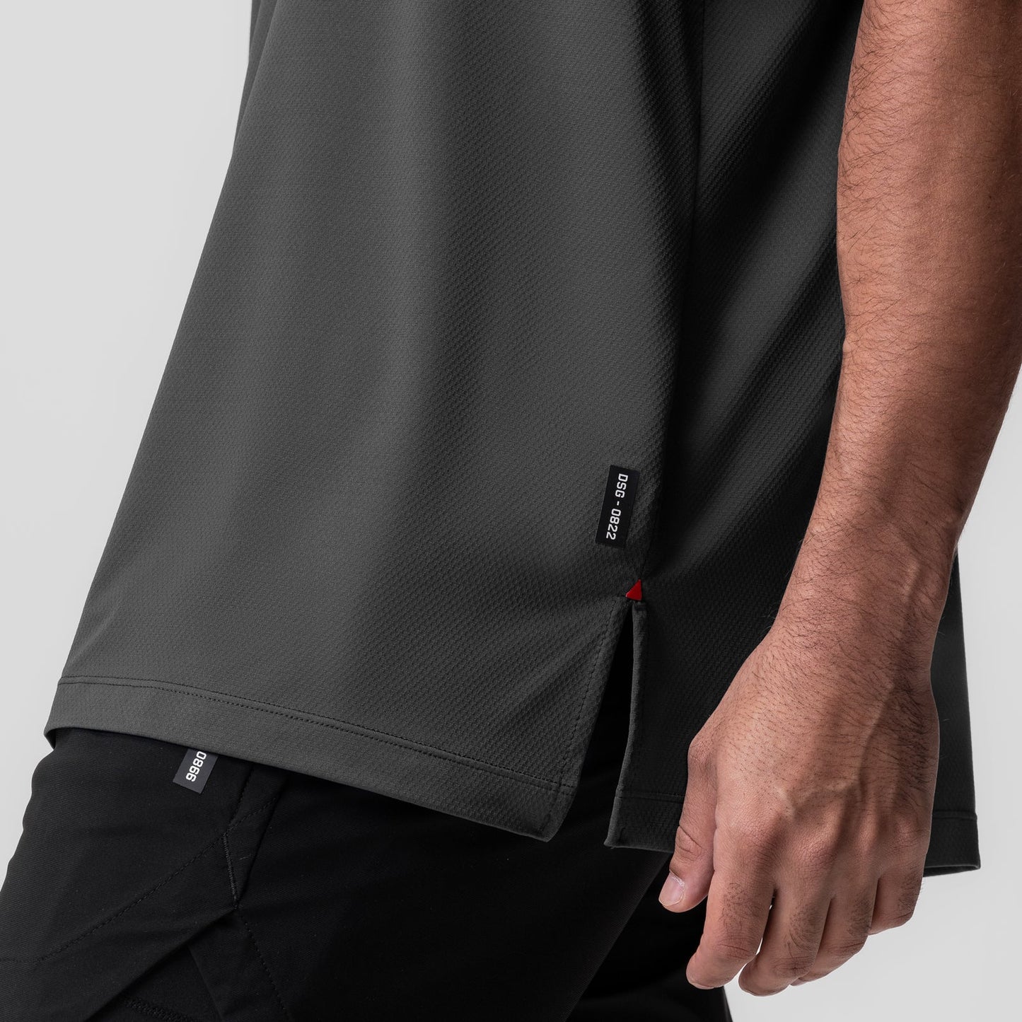 0822. AeroSilver® Oversized Tee Space Grey | ASRV sale