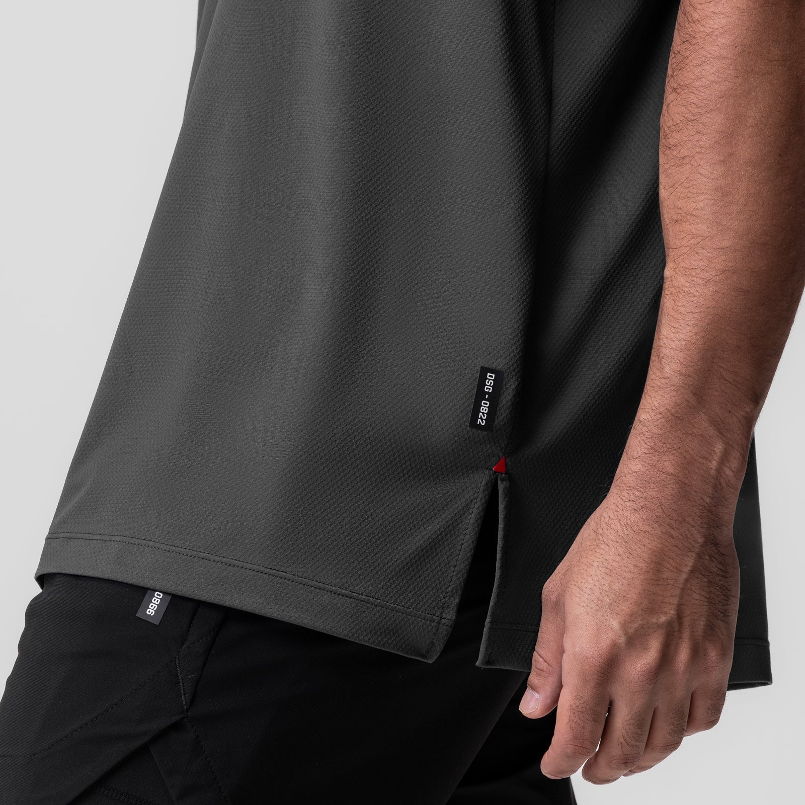0822. AeroSilver® Oversized Tee Space Grey | ASRV sale