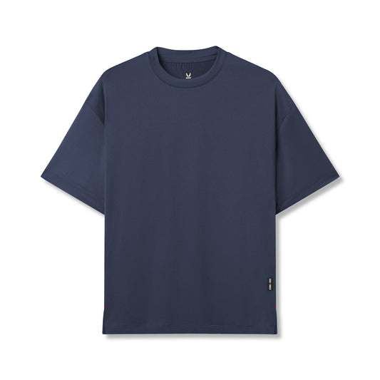 0822. AeroSilver® Oversized Tee Navy | ASRV on sale