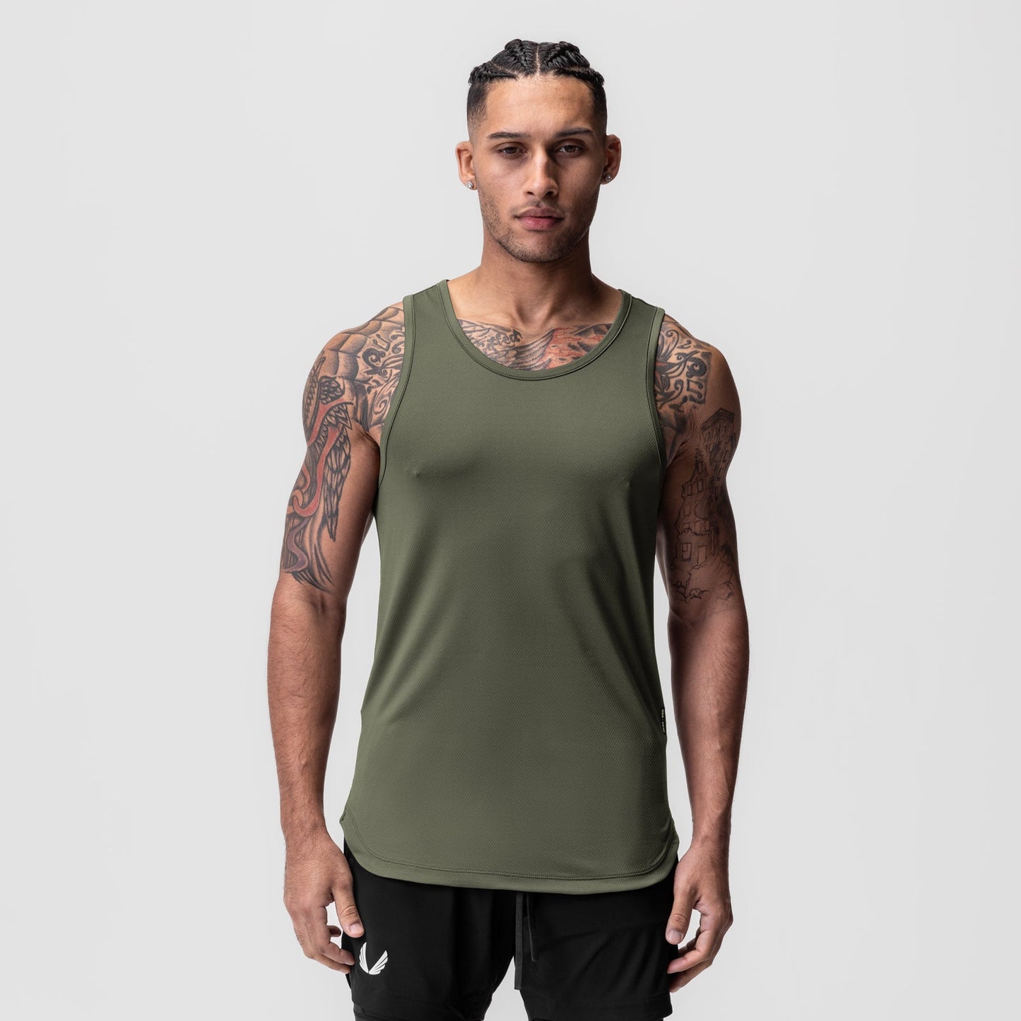 0830. AeroSilver® Tank Top Olive | ASRV Online