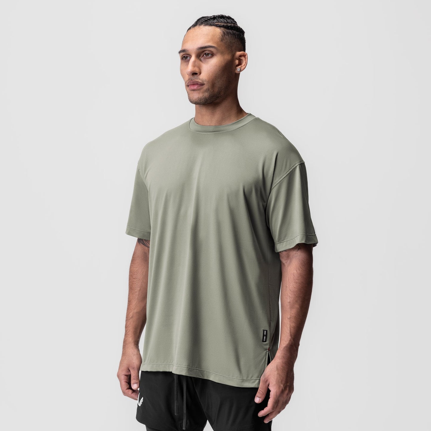 0822. AeroSilver® Oversized Tee Sage | ASRV Discount