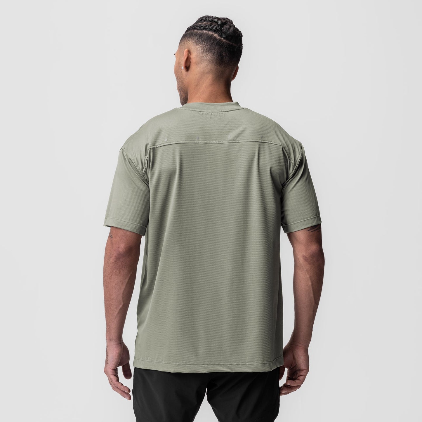 0822. AeroSilver® Oversized Tee Sage | ASRV Discount
