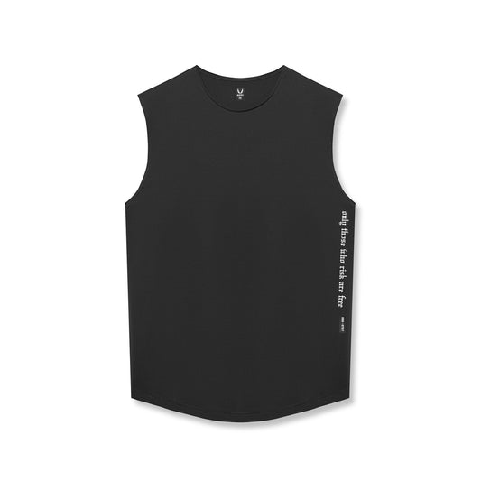 0757. AeroSilver® Cutoff Tank Black "OTWR" | ASRV US