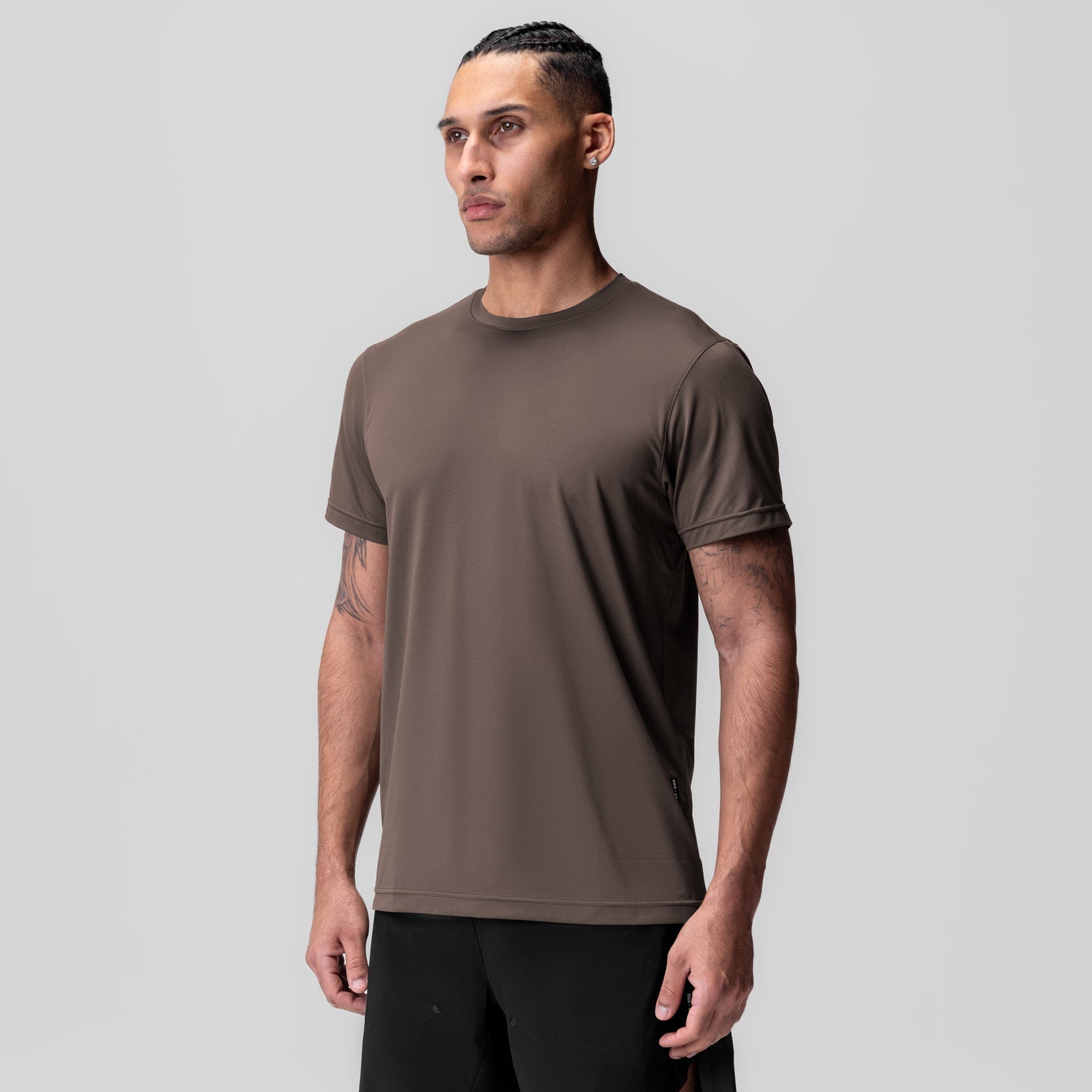 1015. AeroSilver® Essential Tee Deep Taupe | ASRV for sale
