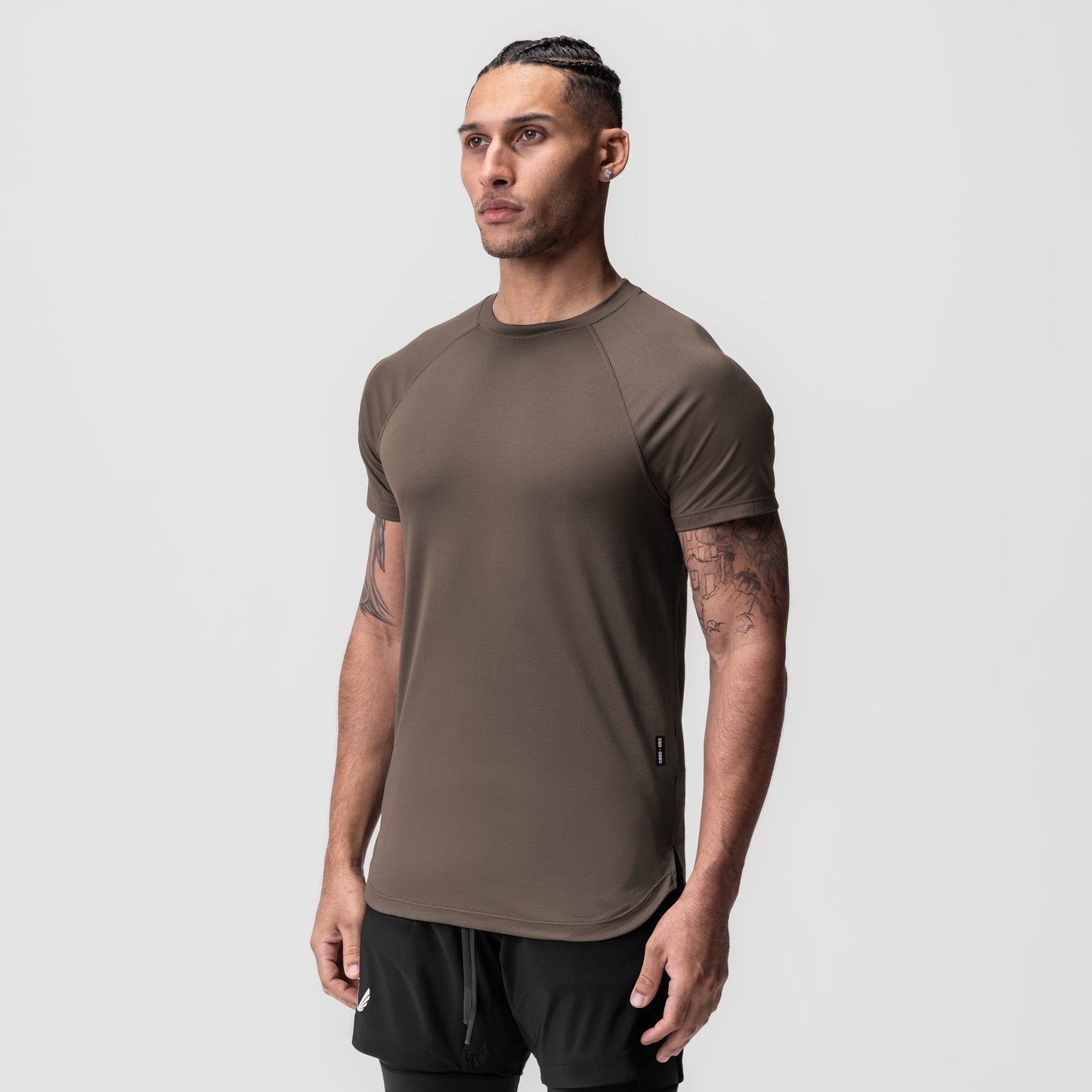 0660. AeroSilver® Established Tee Deep Taupe | ASRV Discount