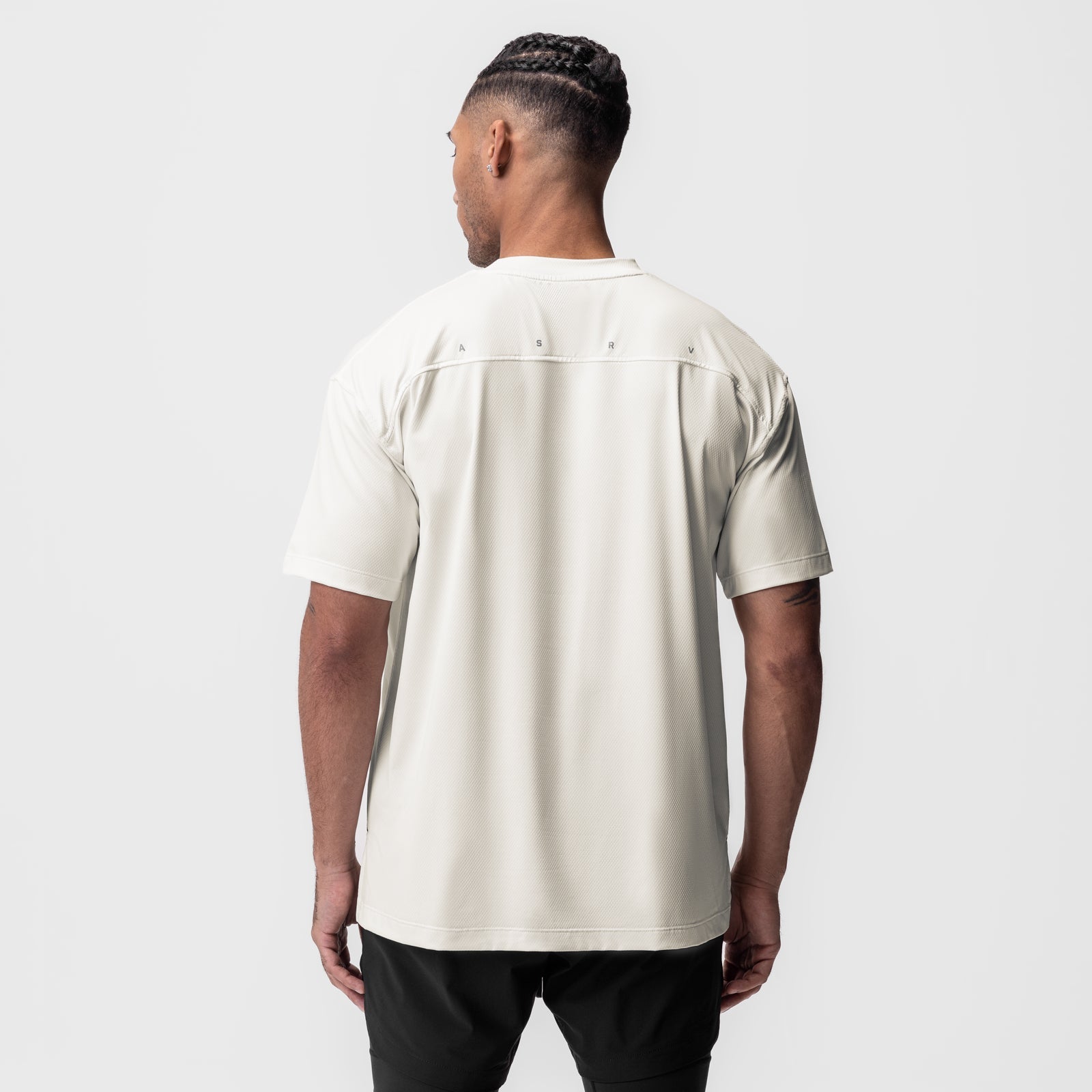 0822. AeroSilver® Oversized Tee Ivory Cream | ASRV US