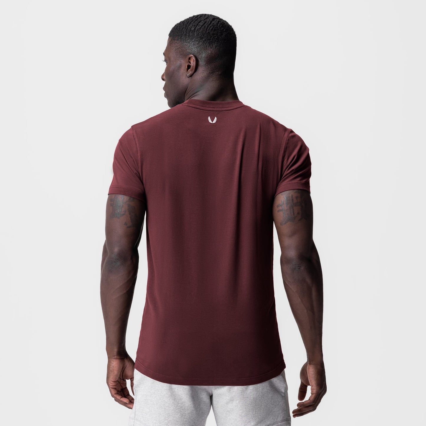 0923. Supima® Essential Tee Crimson | ASRV discount