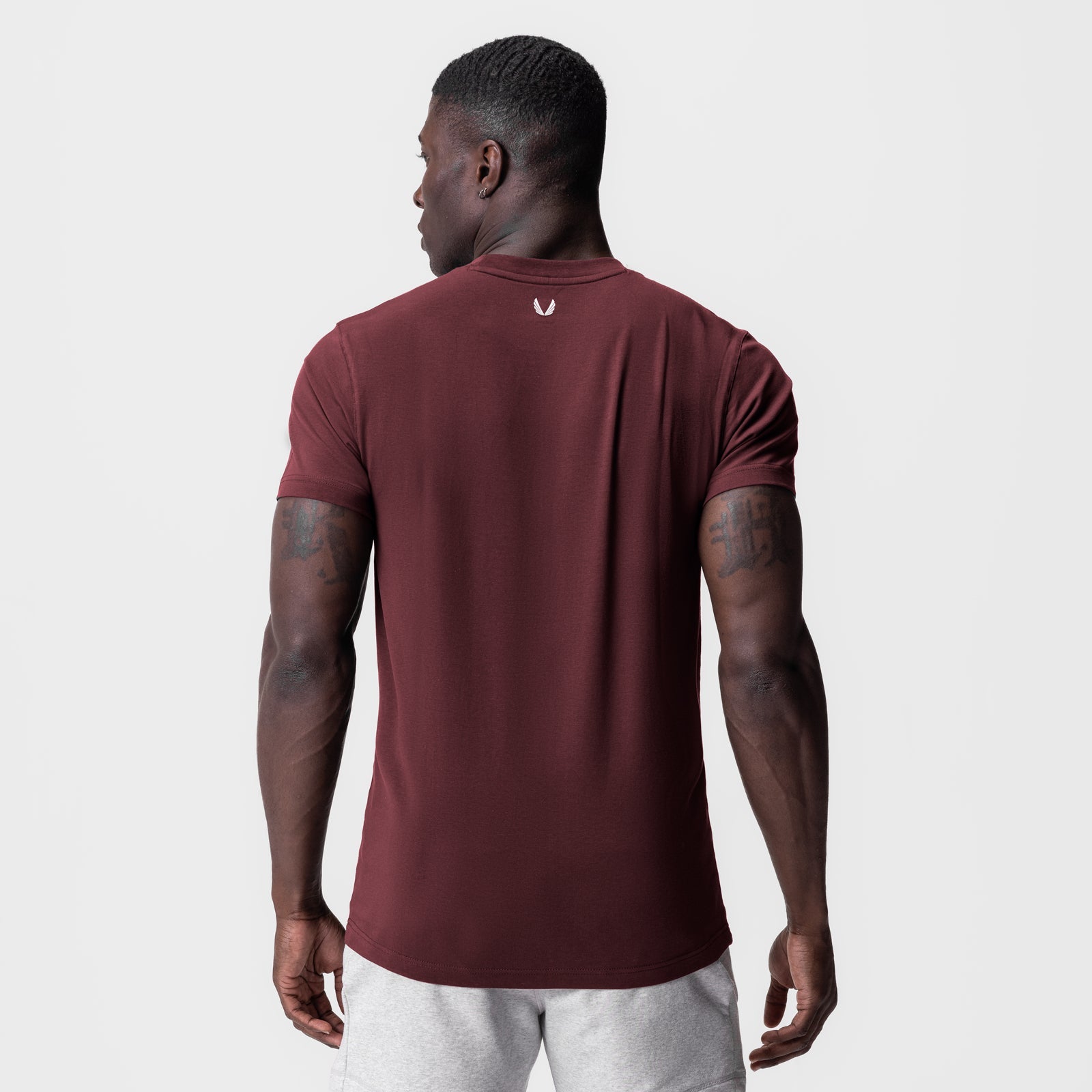 0923. Supima® Essential Tee Crimson | ASRV discount
