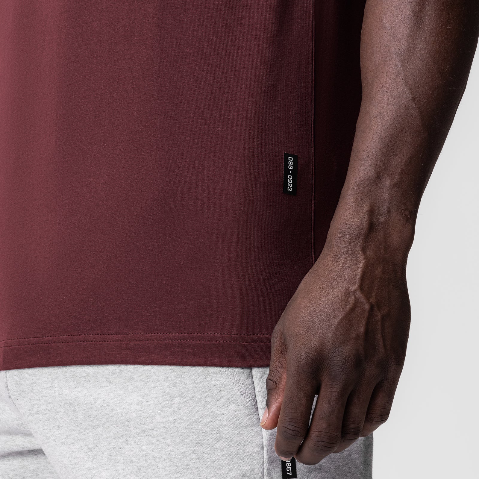 0923. Supima® Essential Tee Crimson | ASRV discount