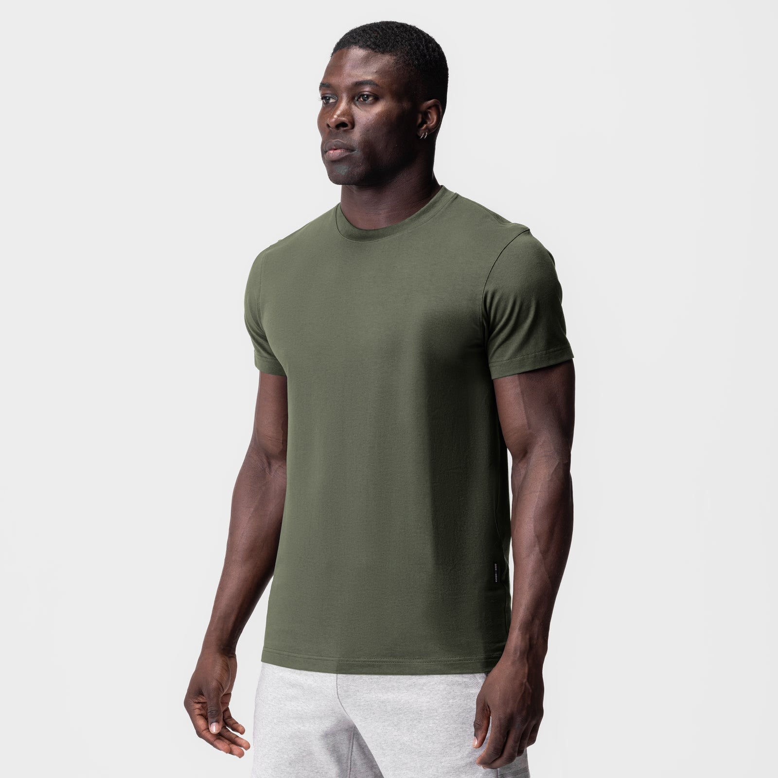 0923. Supima® Essential Tee Olive | ASRV Online