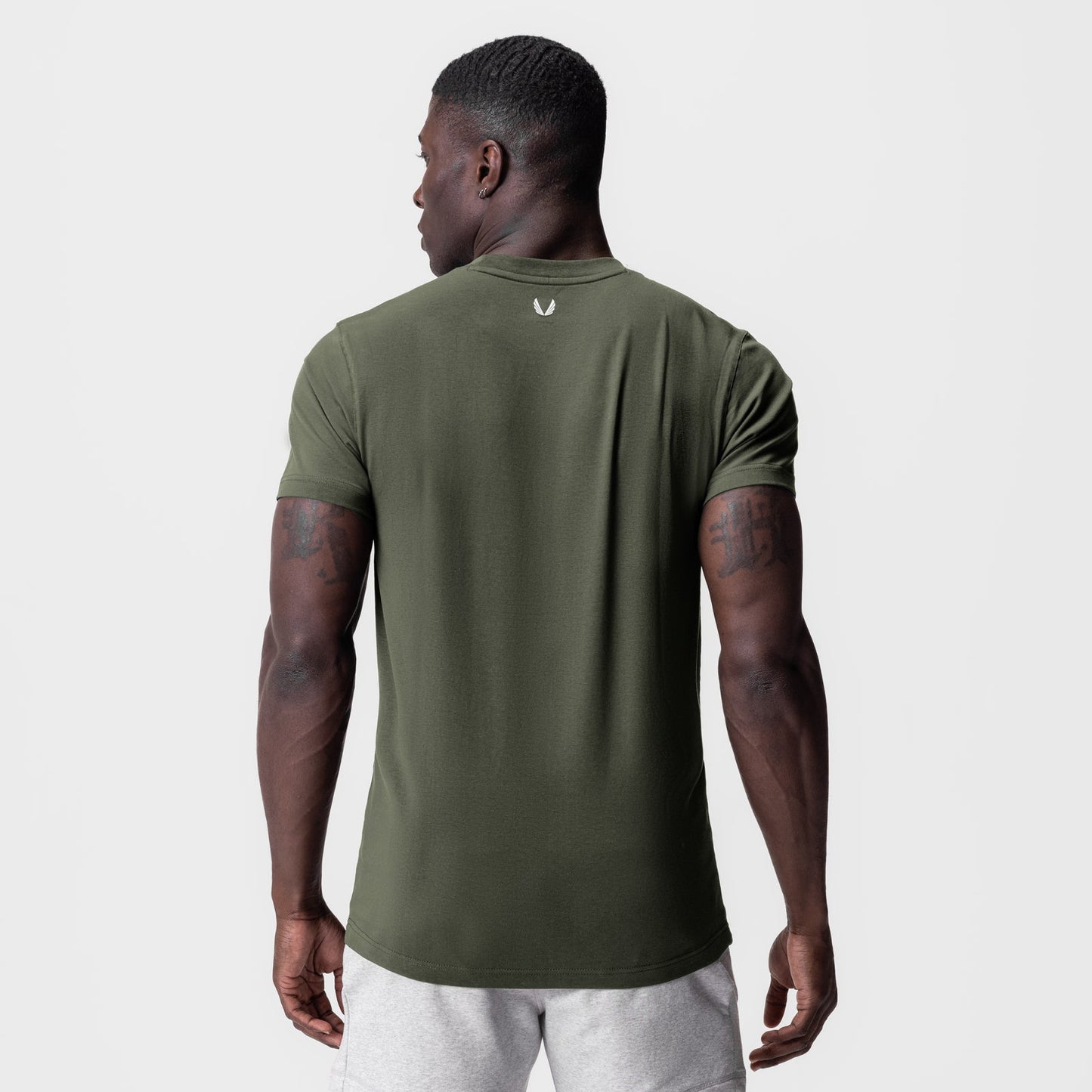 0923. Supima® Essential Tee Olive | ASRV Online
