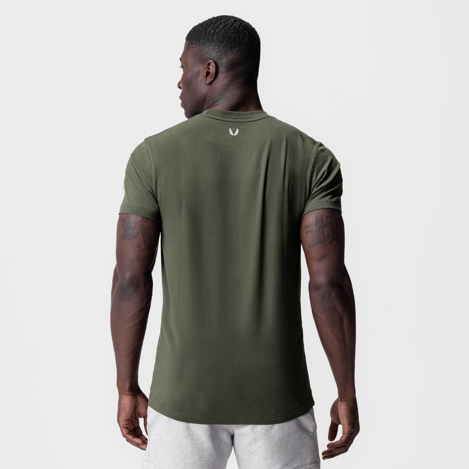 0923. Supima® Essential Tee Olive | ASRV Online