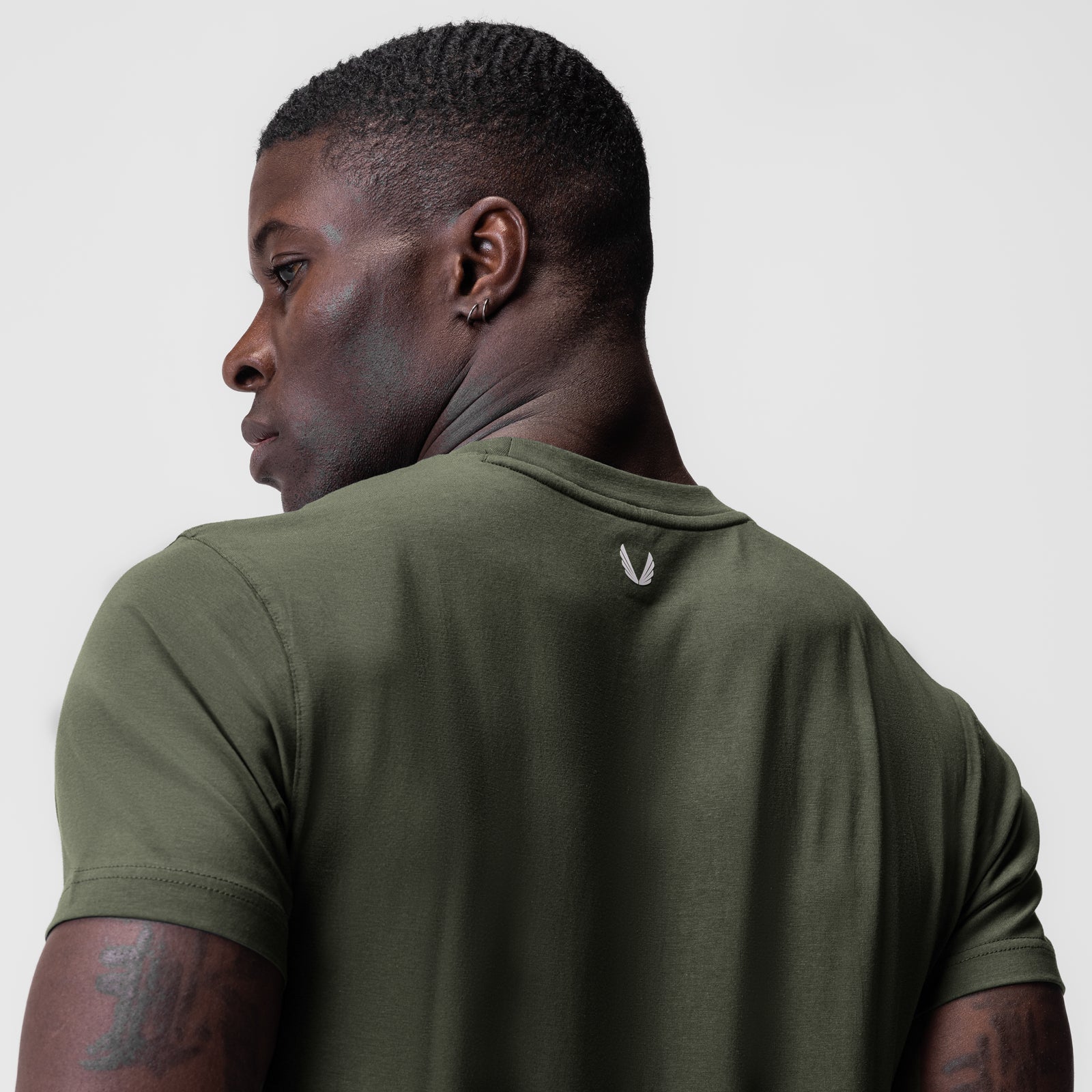 0923. Supima® Essential Tee Olive | ASRV Online