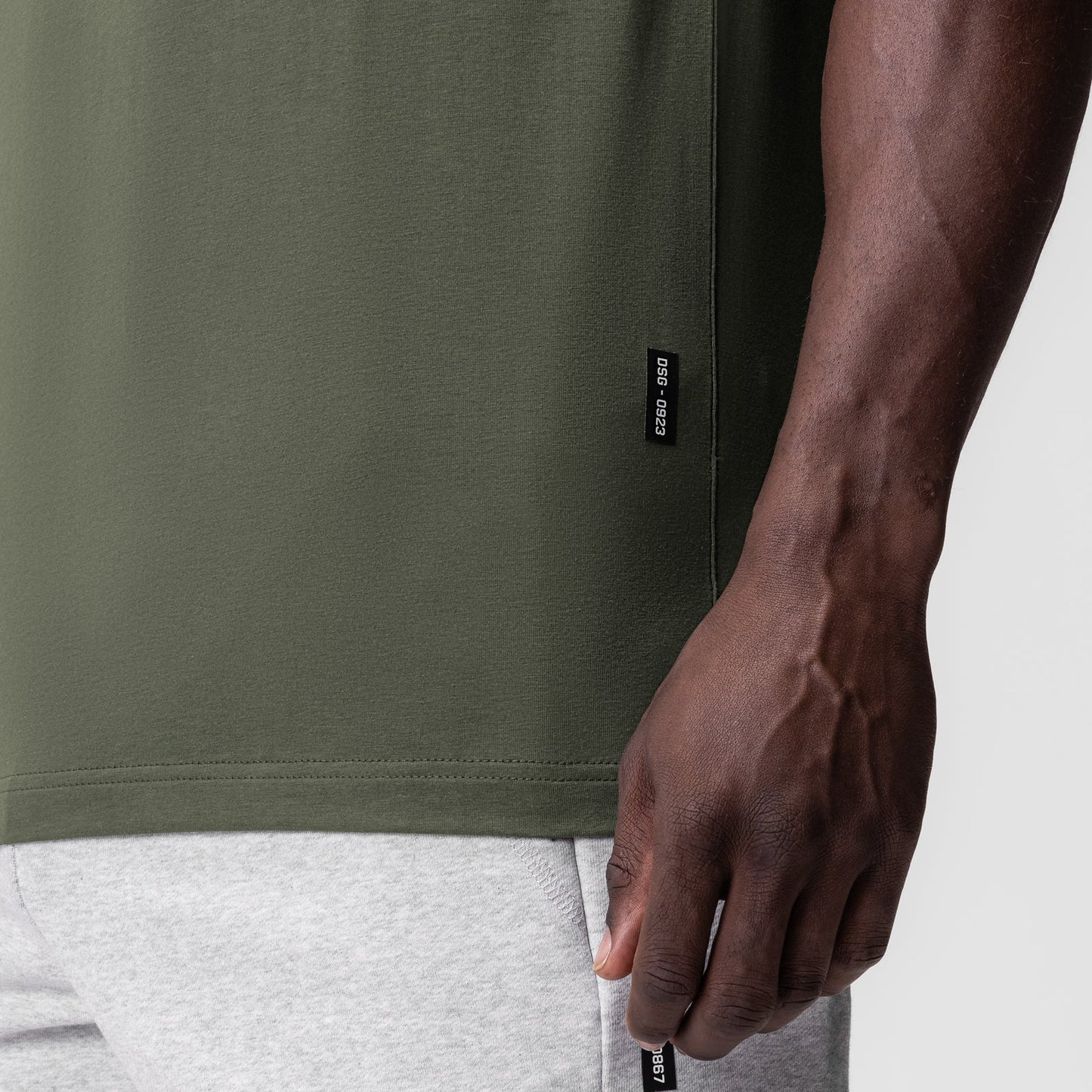0923. Supima® Essential Tee Olive | ASRV Online