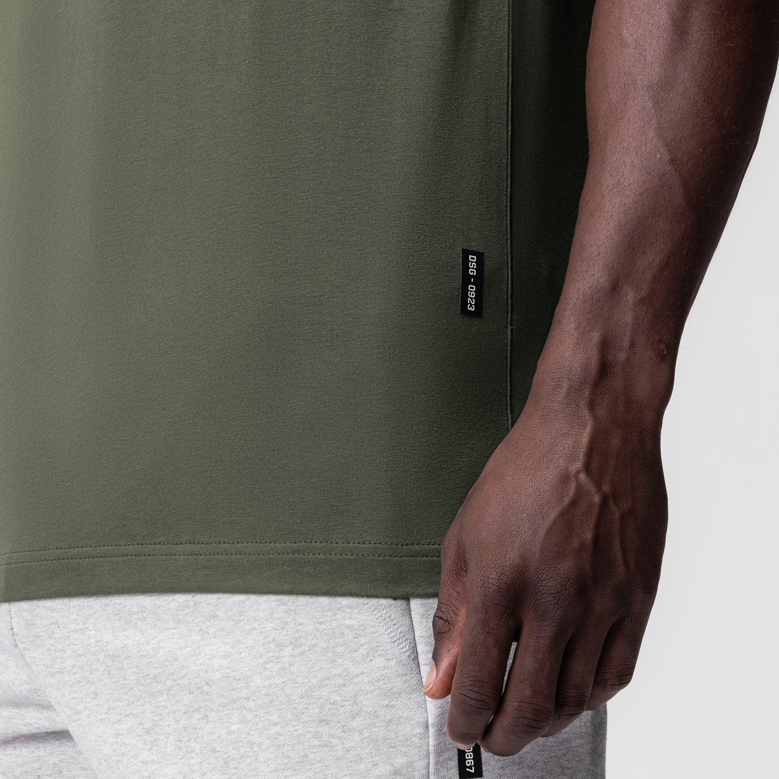 0923. Supima® Essential Tee Olive | ASRV Online