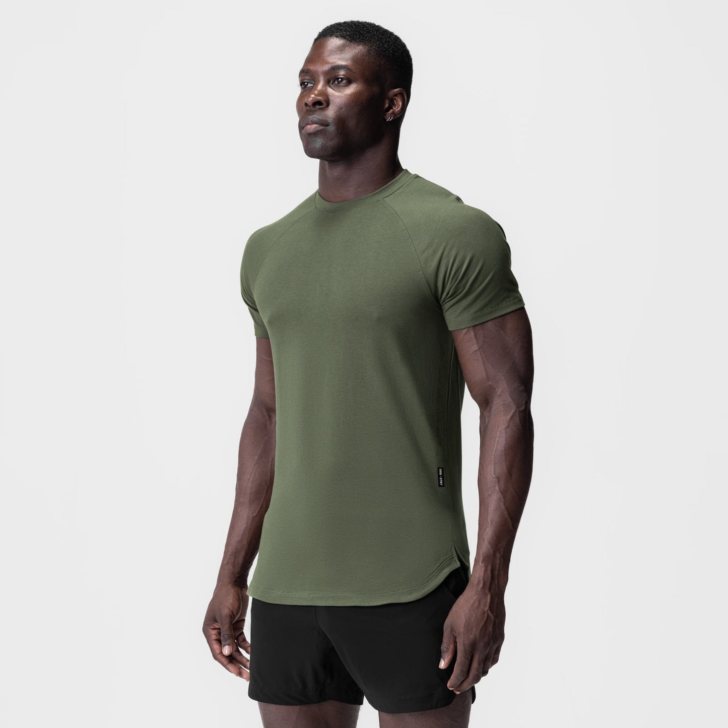 0767. Supima® Established Tee Olive | ASRV on sale