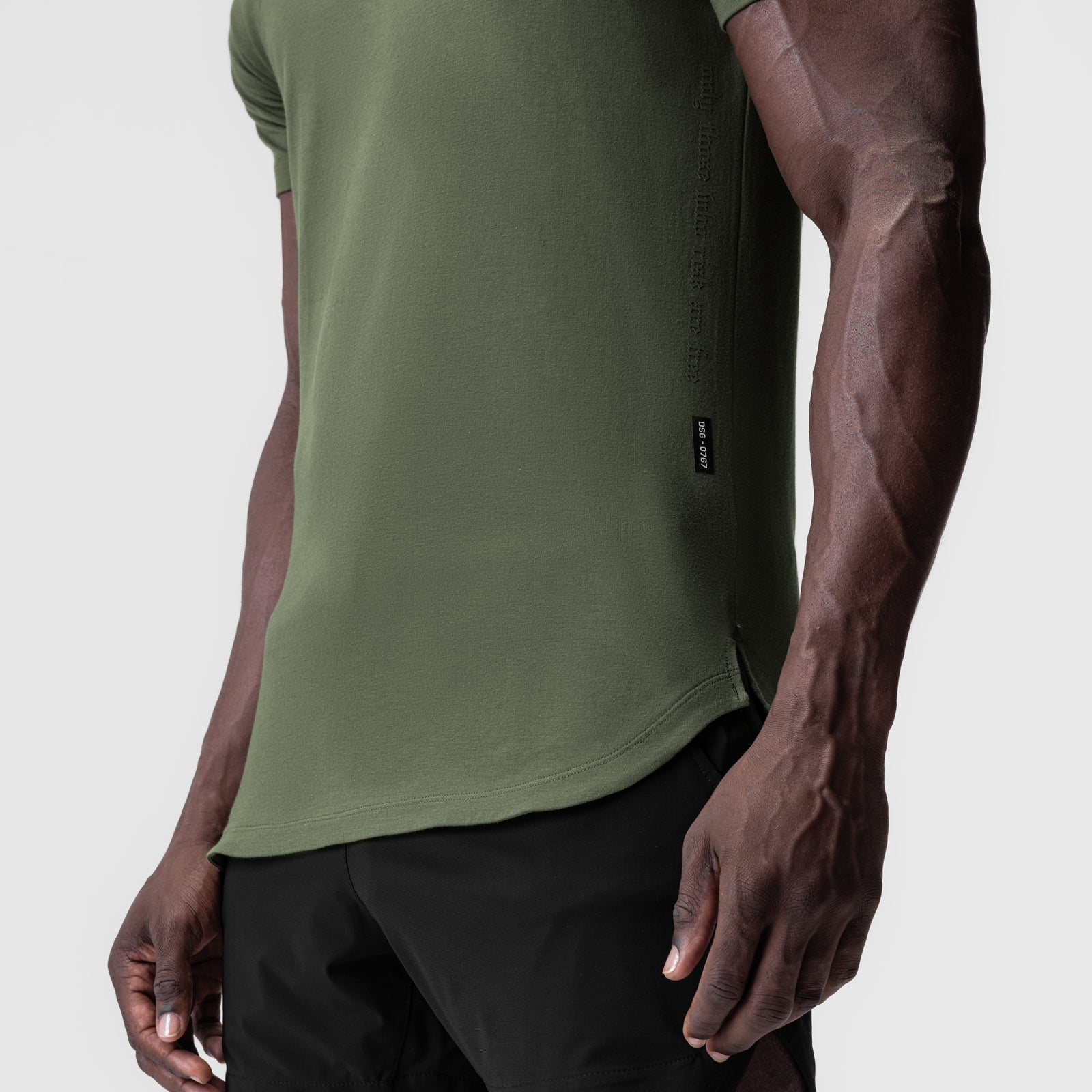 0767. Supima® Established Tee Olive | ASRV on sale