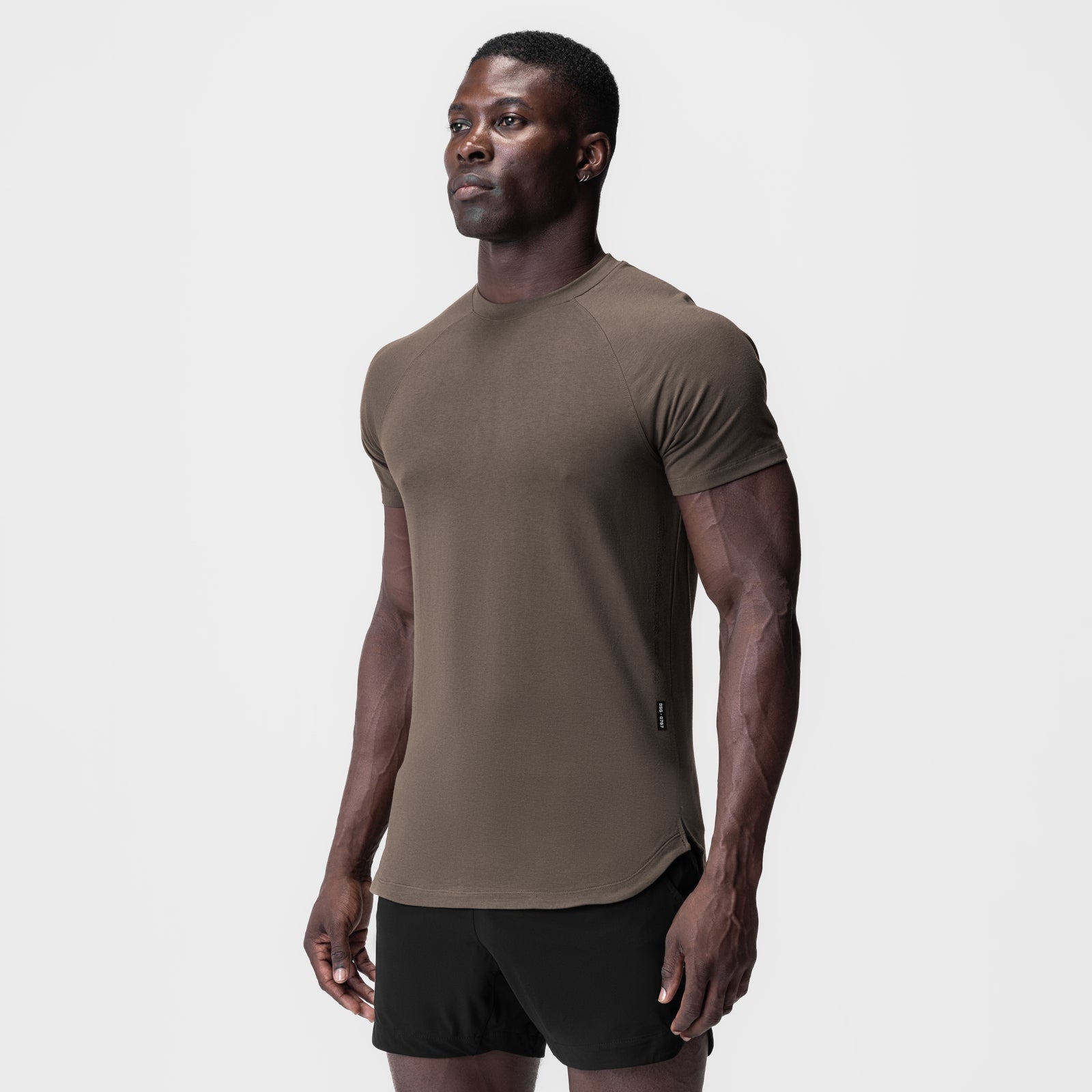0767. Supima® Established Tee Deep Taupe | ASRV for sale