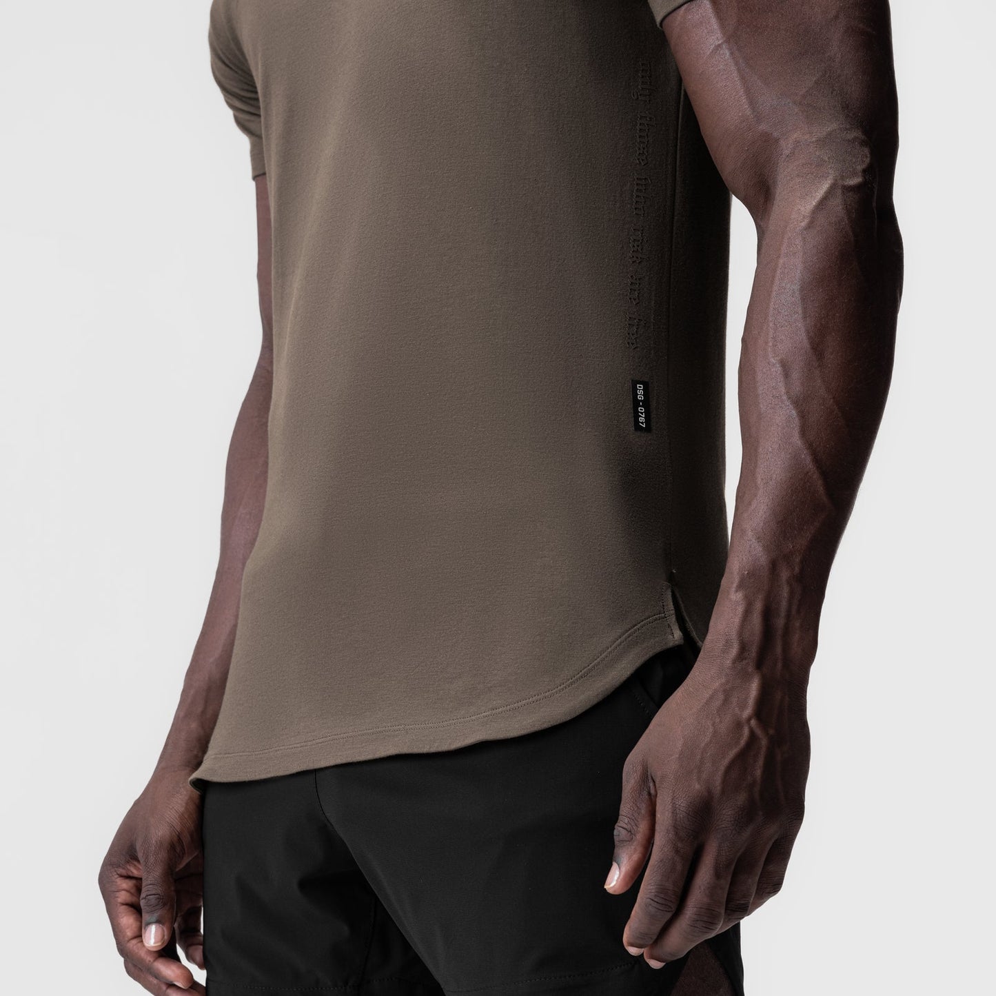0767. Supima® Established Tee Deep Taupe | ASRV for sale