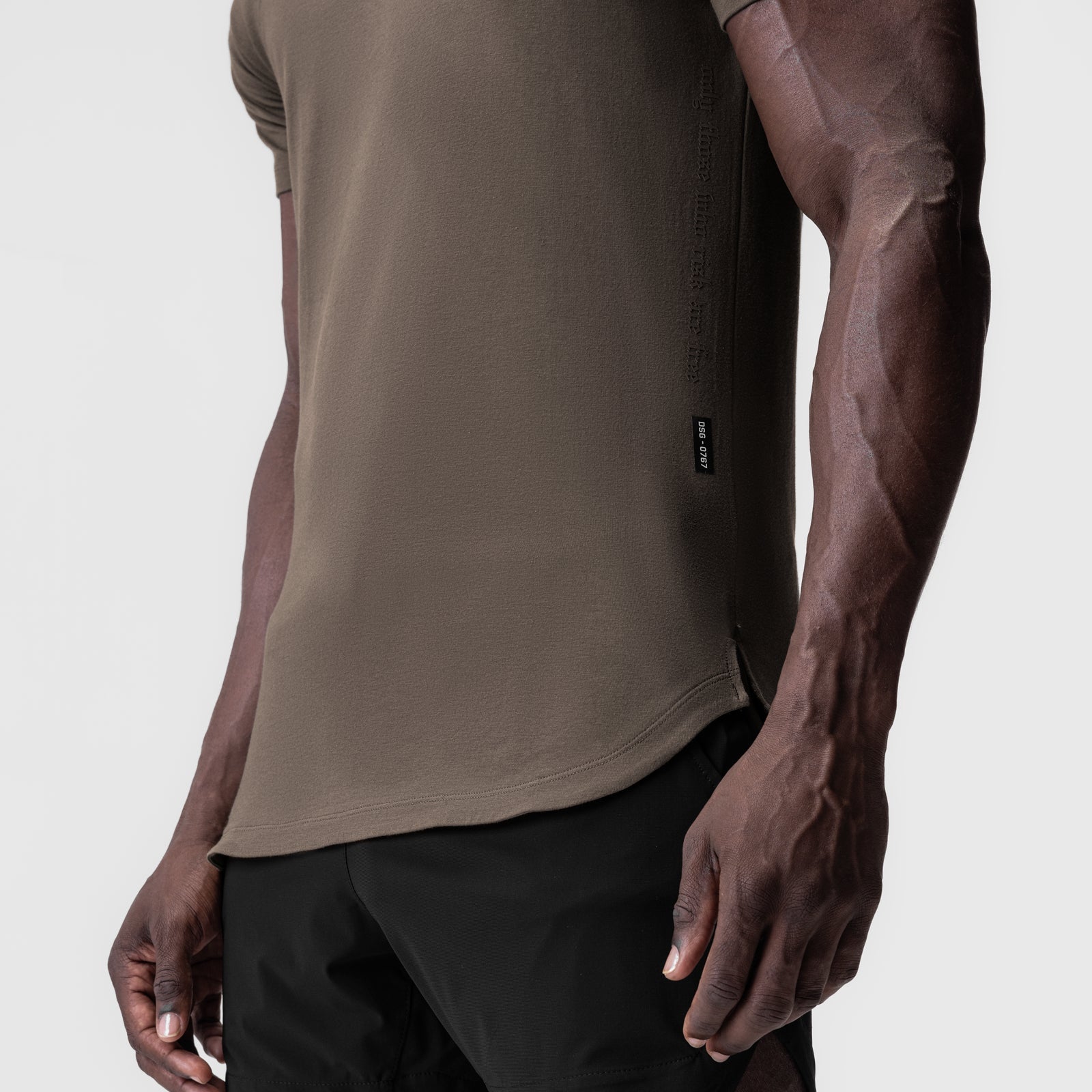 0767. Supima® Established Tee Deep Taupe | ASRV for sale