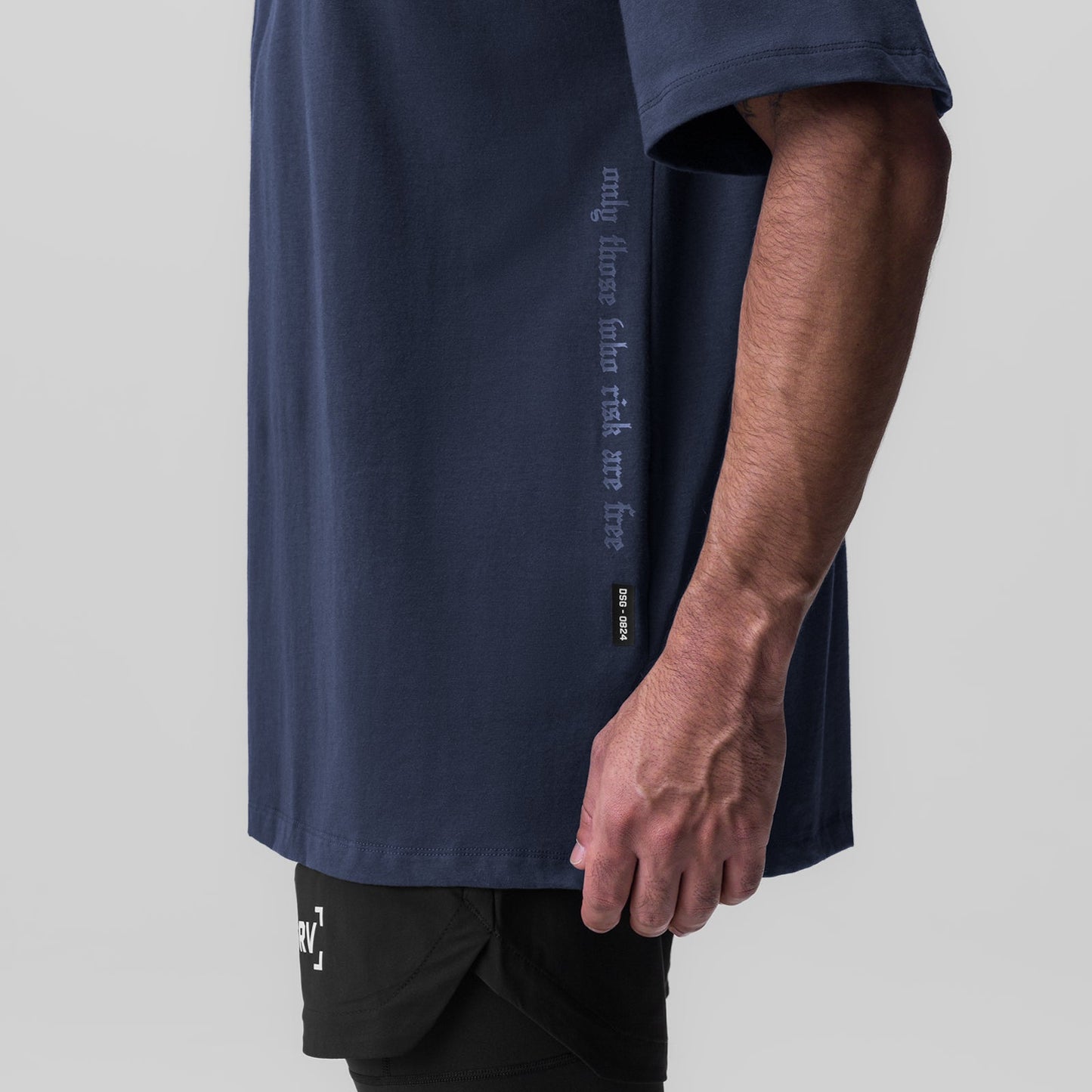 0824. Supima® Oversized Tee Navy | ASRV Online