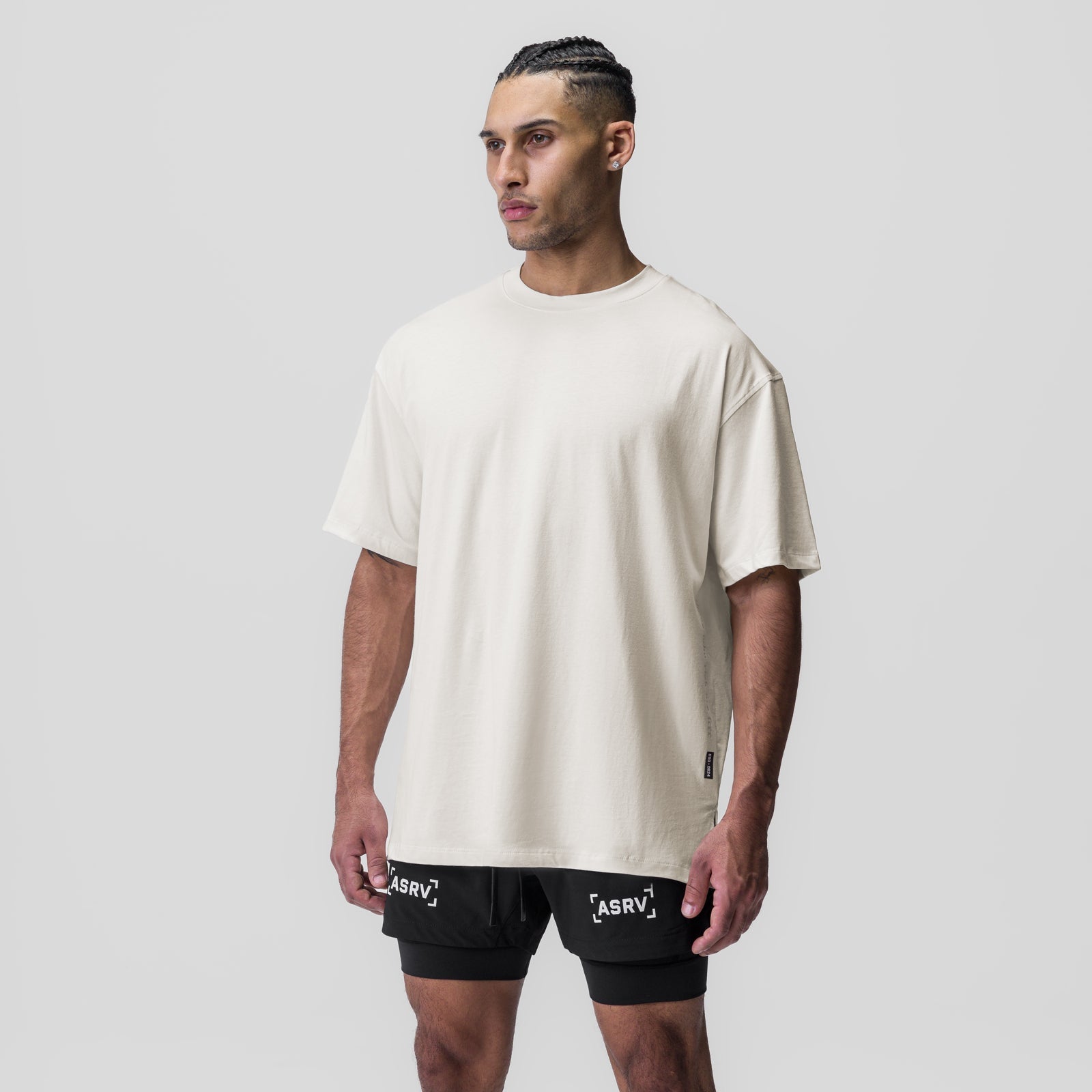 0824. Supima® Oversized Tee Ivory Cream | ASRV near me