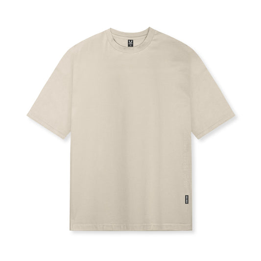 0824. Supima® Oversized Tee Sand Smoke | ASRV US