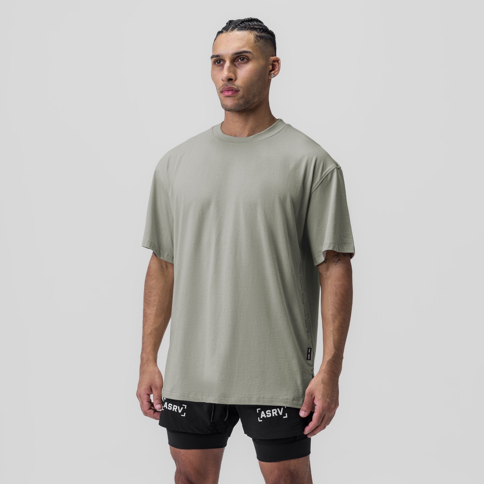 0824. Supima® Oversized Tee Sage | ASRV sale