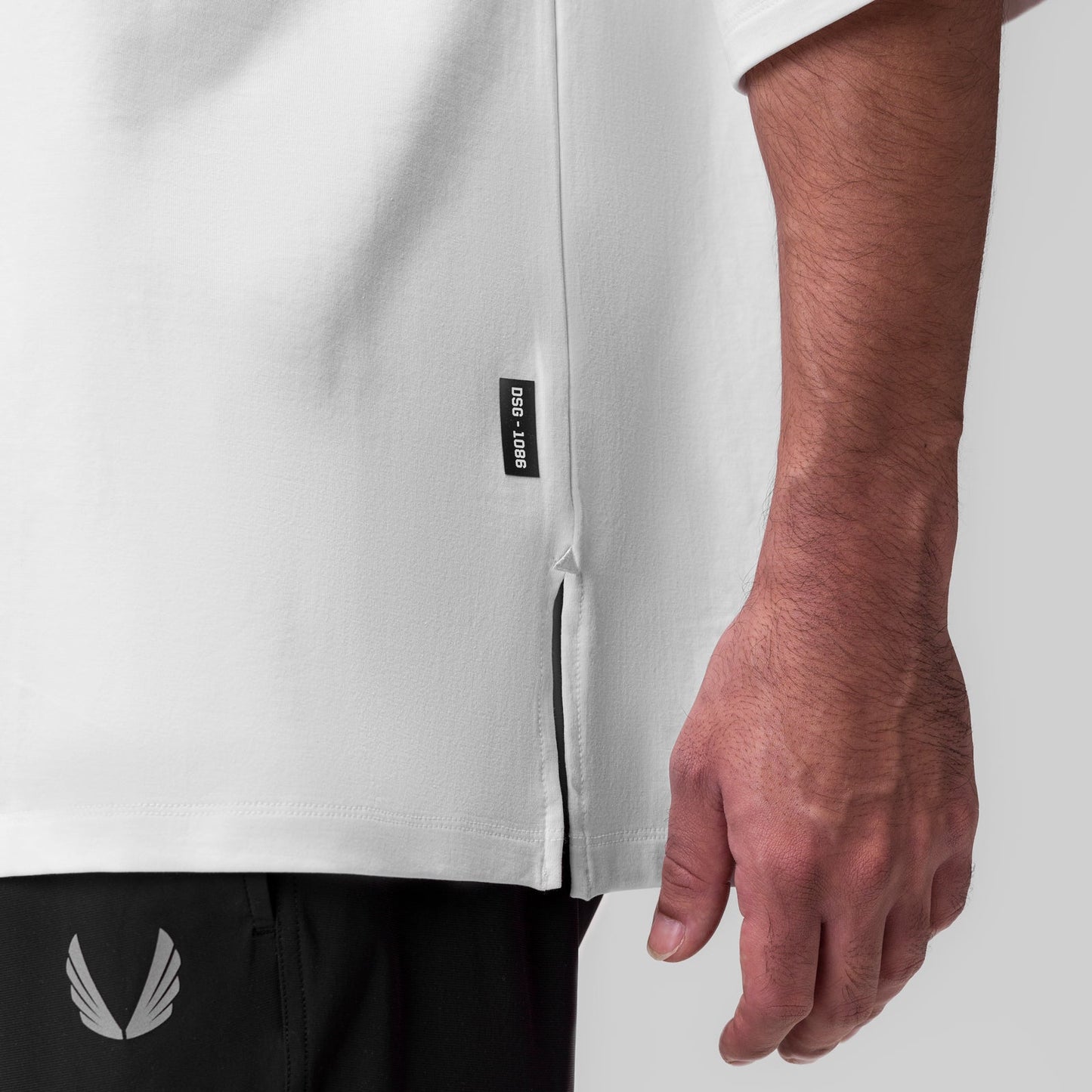 1086. Supima® 3/4-Sleeve Oversized Tee White | ASRV discount