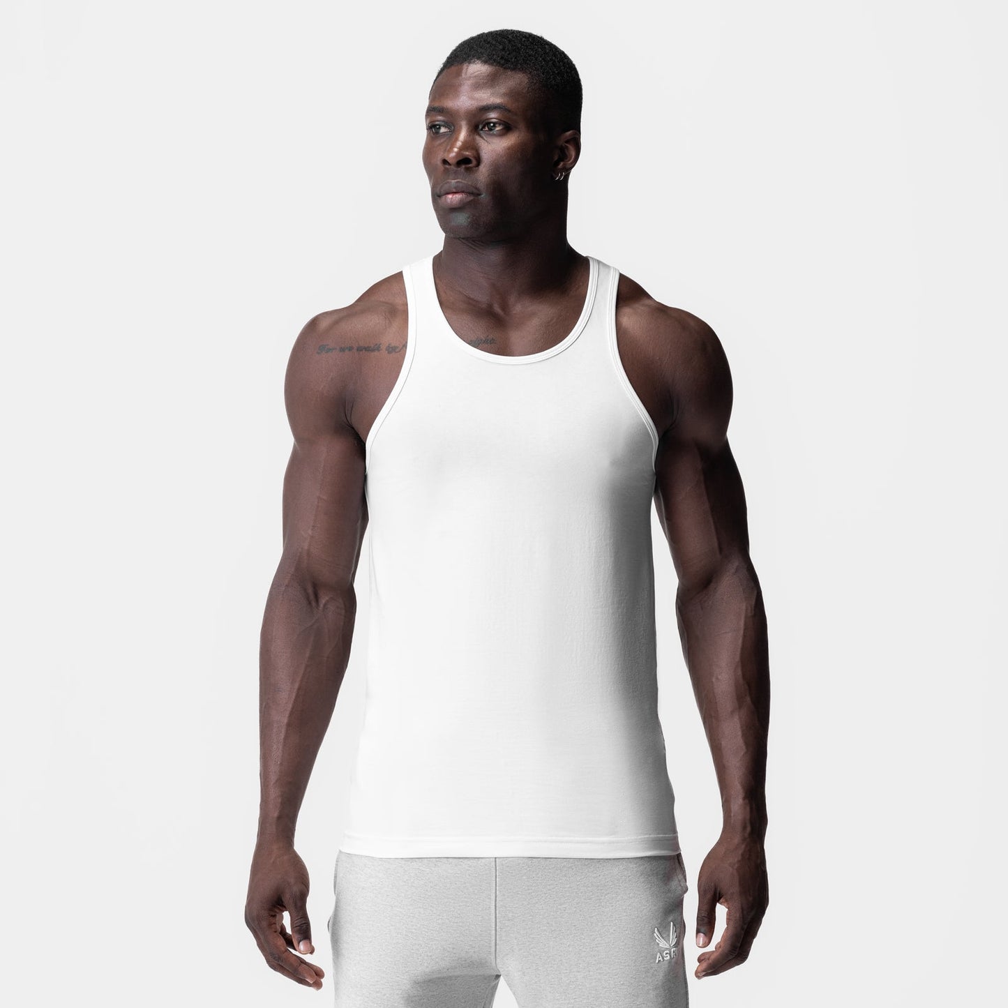 0924. Supima® Essential Slim Tank White | ASRV Online