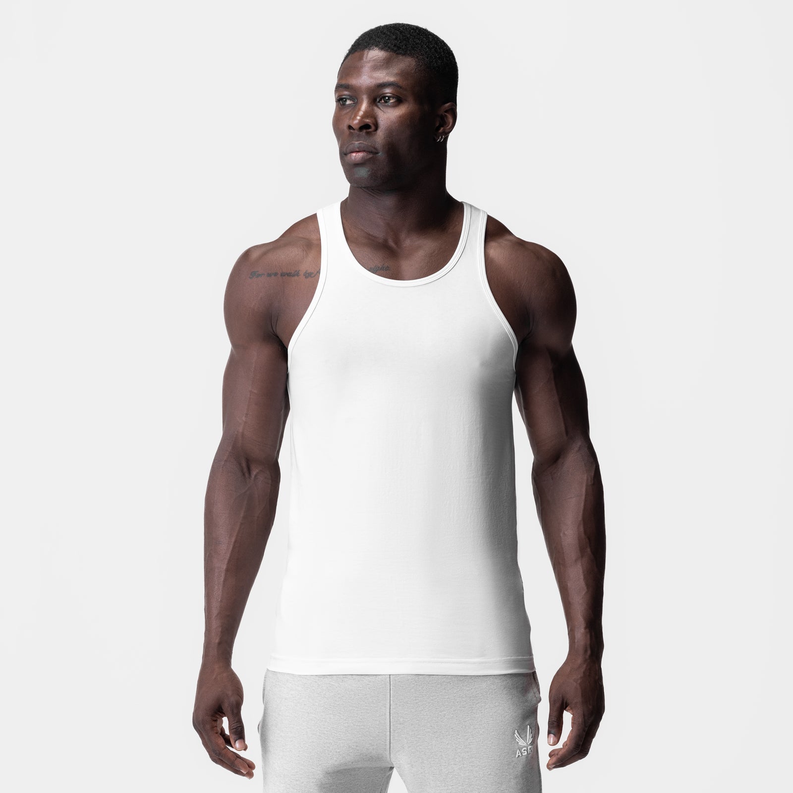 0924. Supima® Essential Slim Tank White | ASRV Online