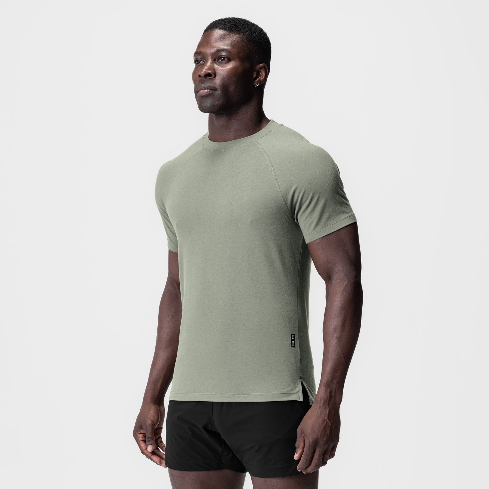 0919. Supima® Fitted Tee Sage | ASRV Discount