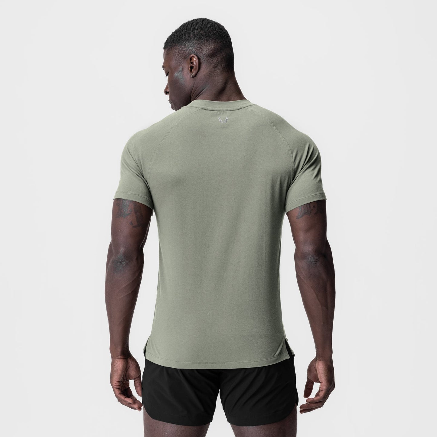 0919. Supima® Fitted Tee Sage | ASRV Discount