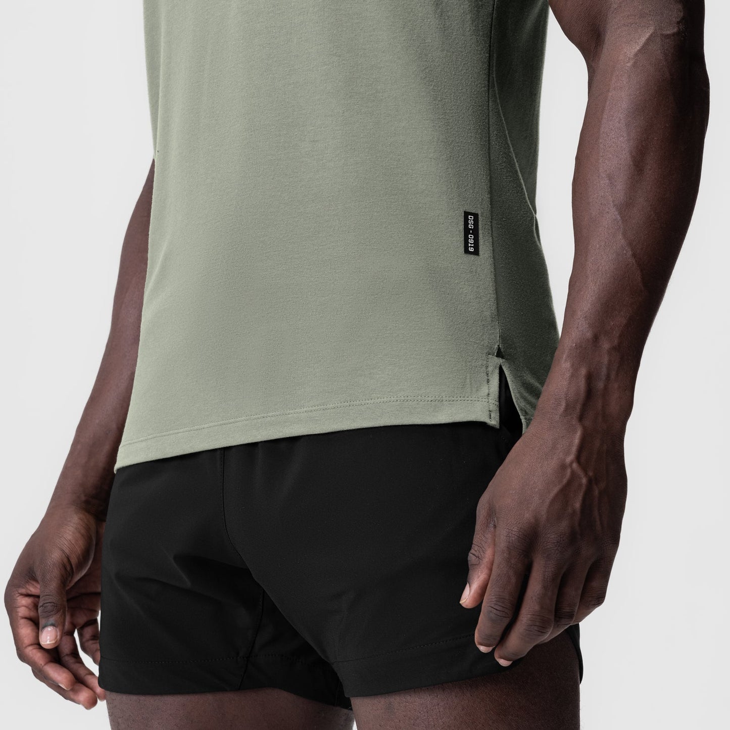 0919. Supima® Fitted Tee Sage | ASRV Discount