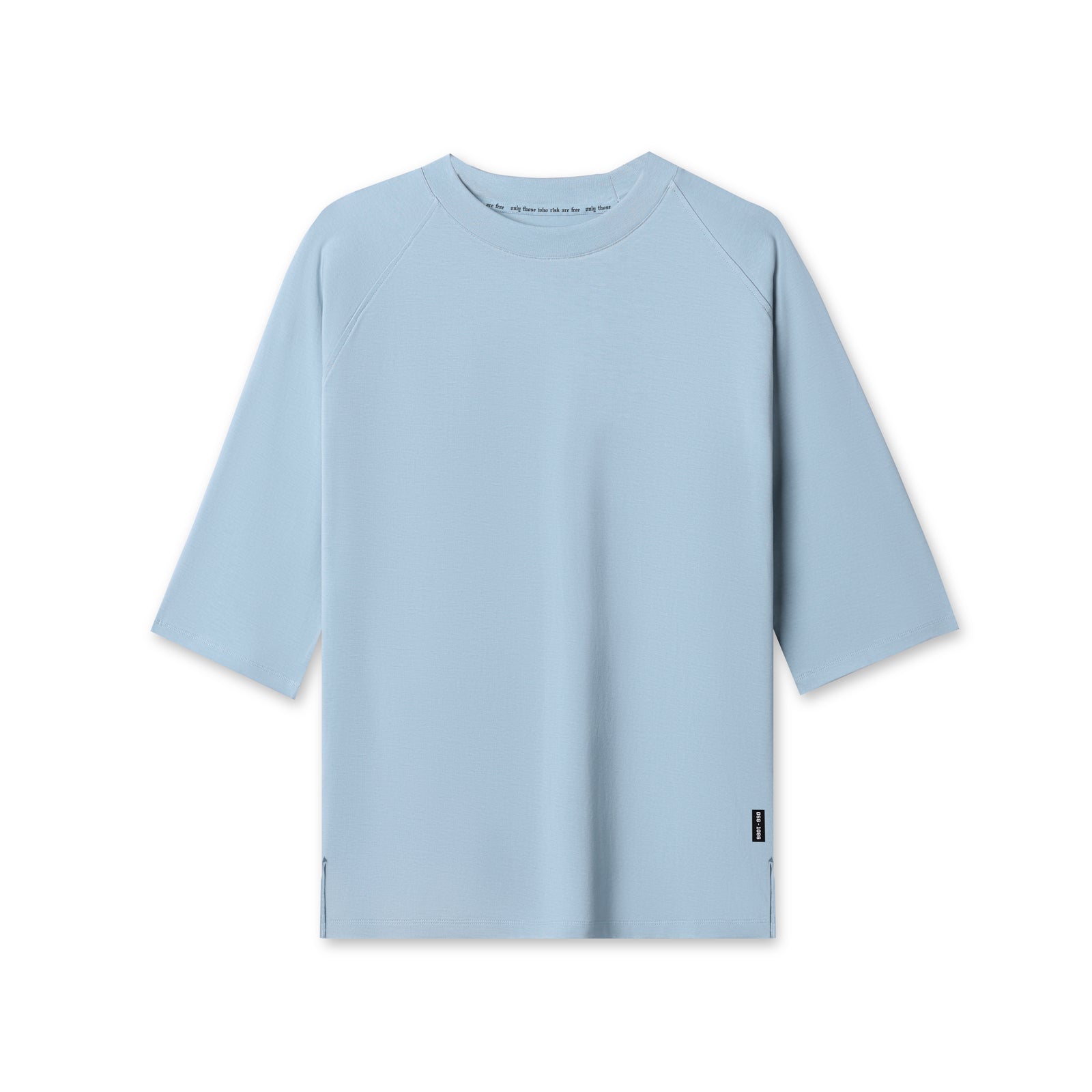 1086. Supima® 3/4-Sleeve Oversized Tee Light Sky | ASRV sale