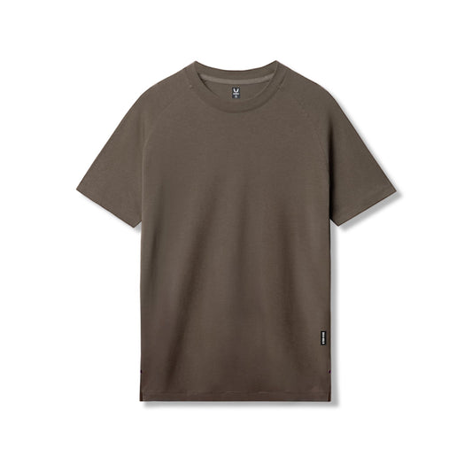 0919. Supima® Fitted Tee Deep Taupe | ASRV discount