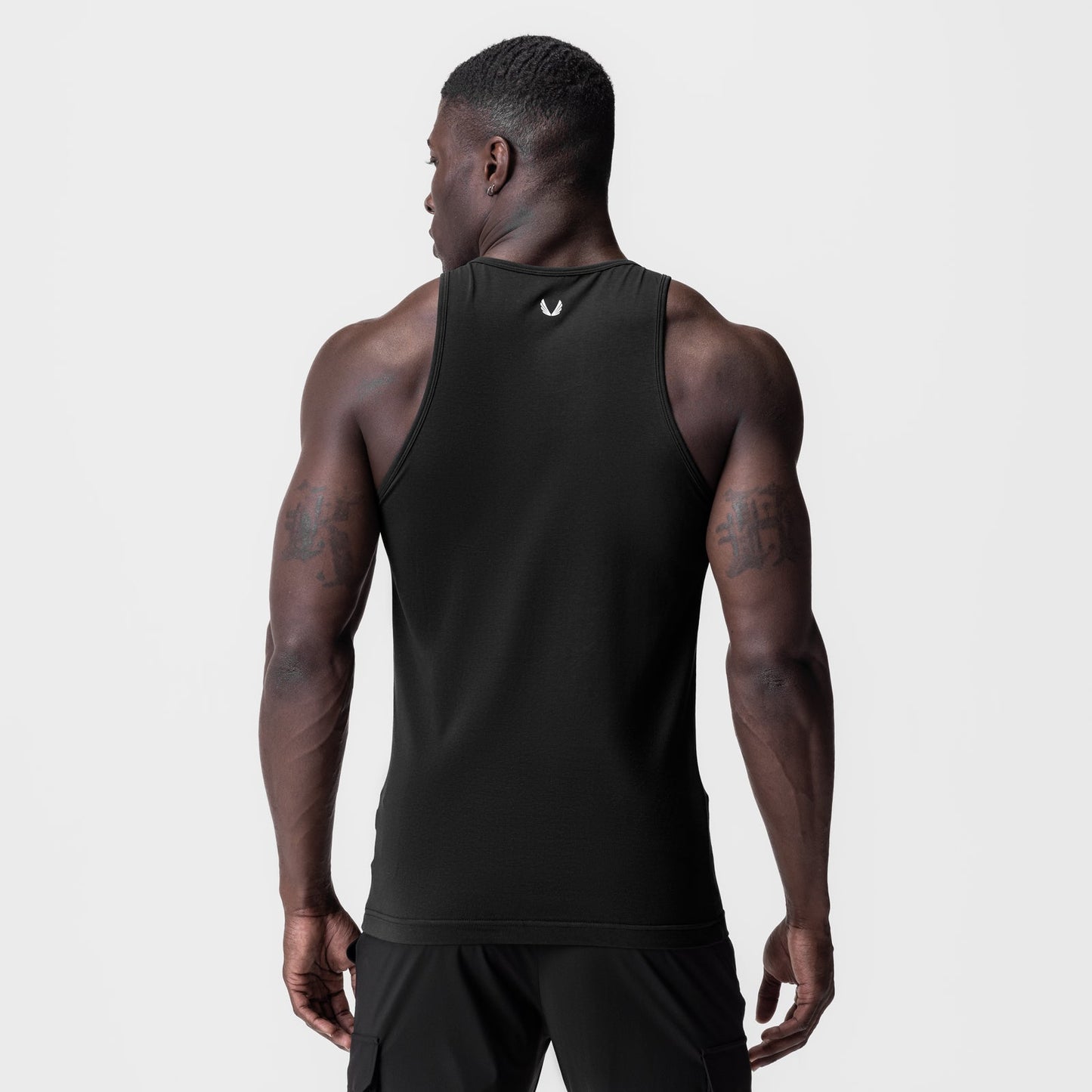 0924. Supima® Essential Slim Tank Black | ASRV Online
