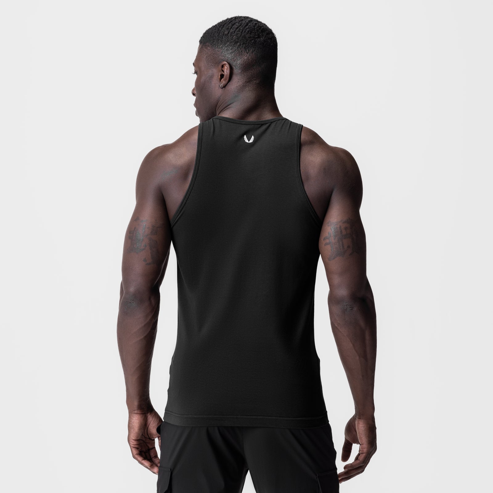 0924. Supima® Essential Slim Tank Black | ASRV Online
