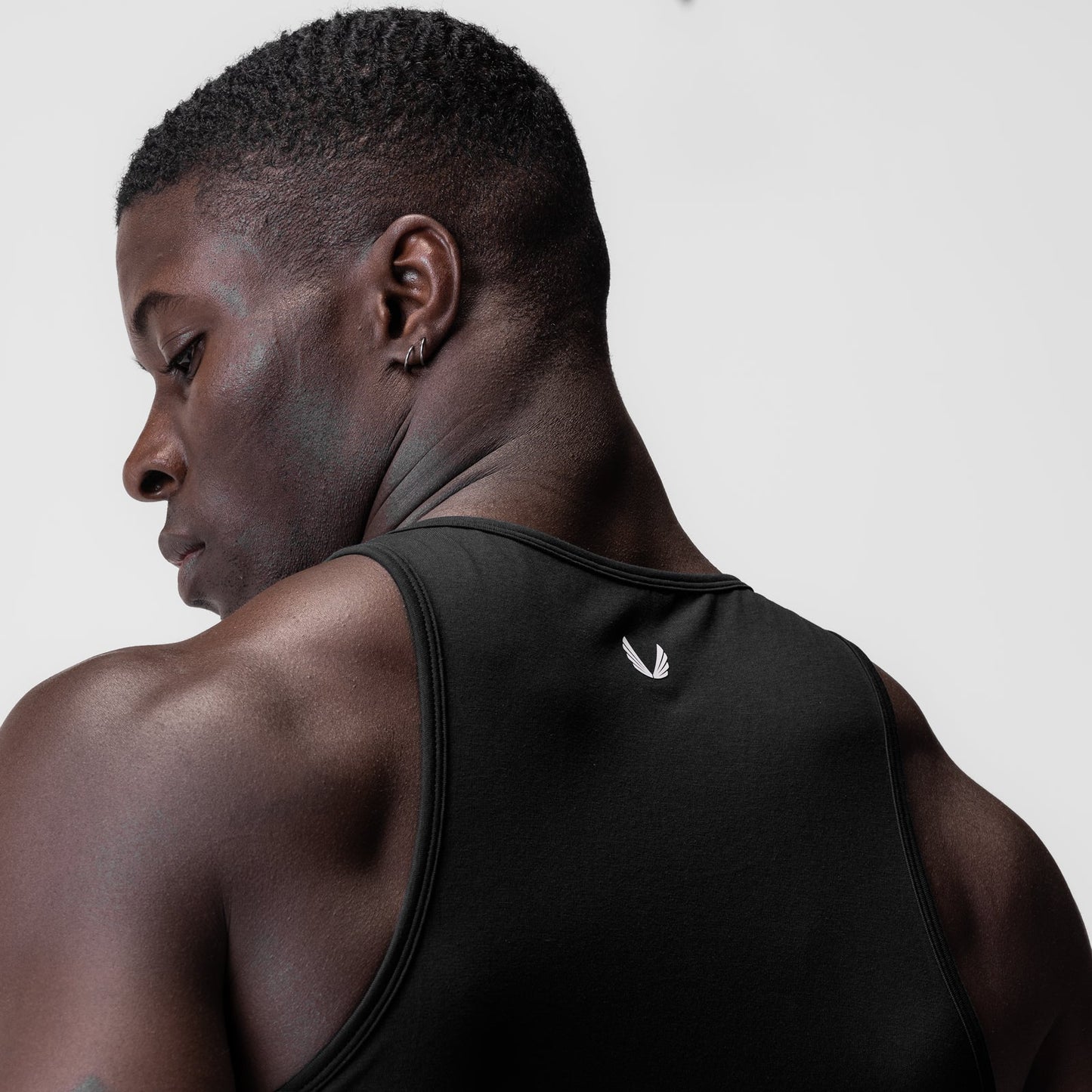 0924. Supima® Essential Slim Tank Black | ASRV Online