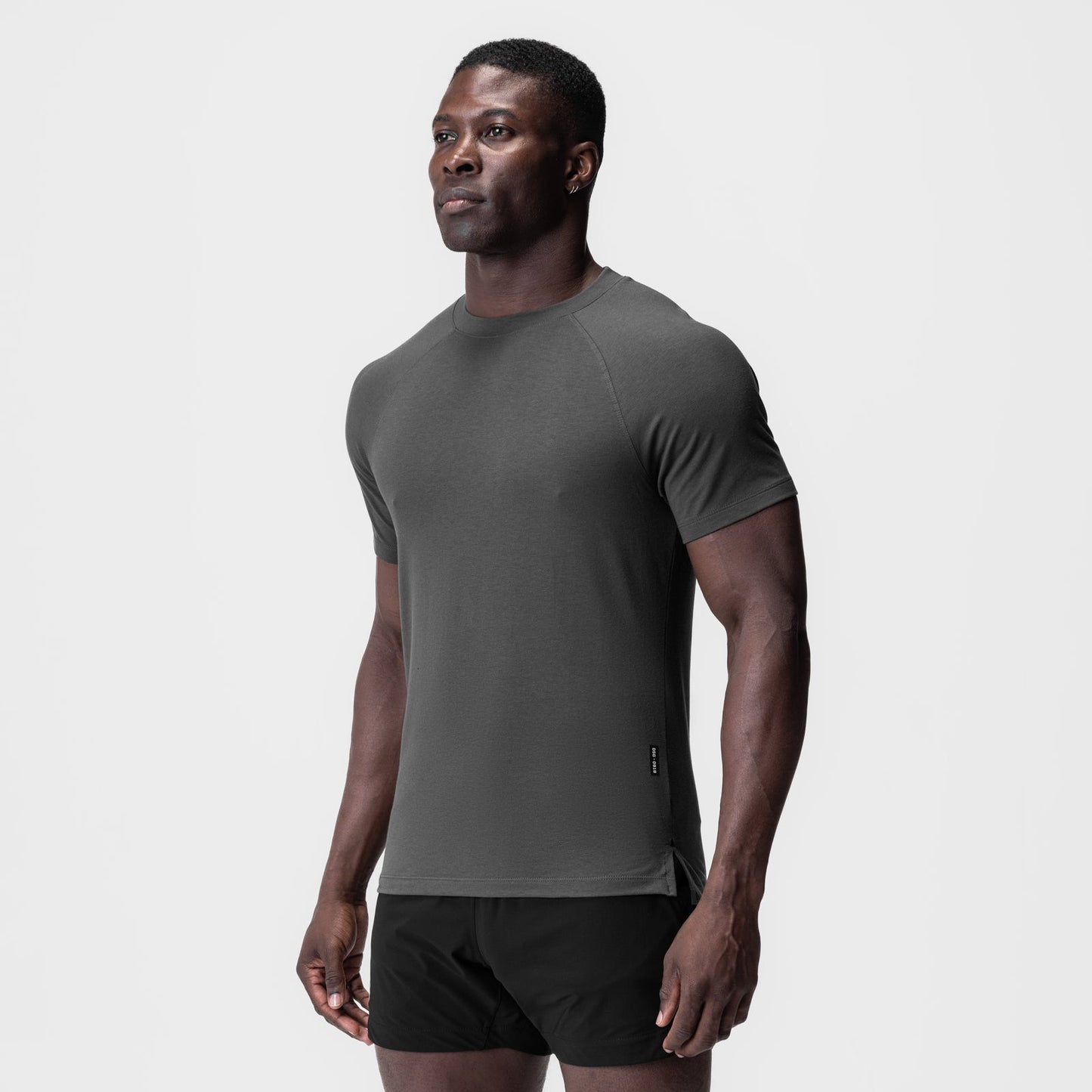 0919. Supima® Fitted Tee Space Grey | ASRV sale