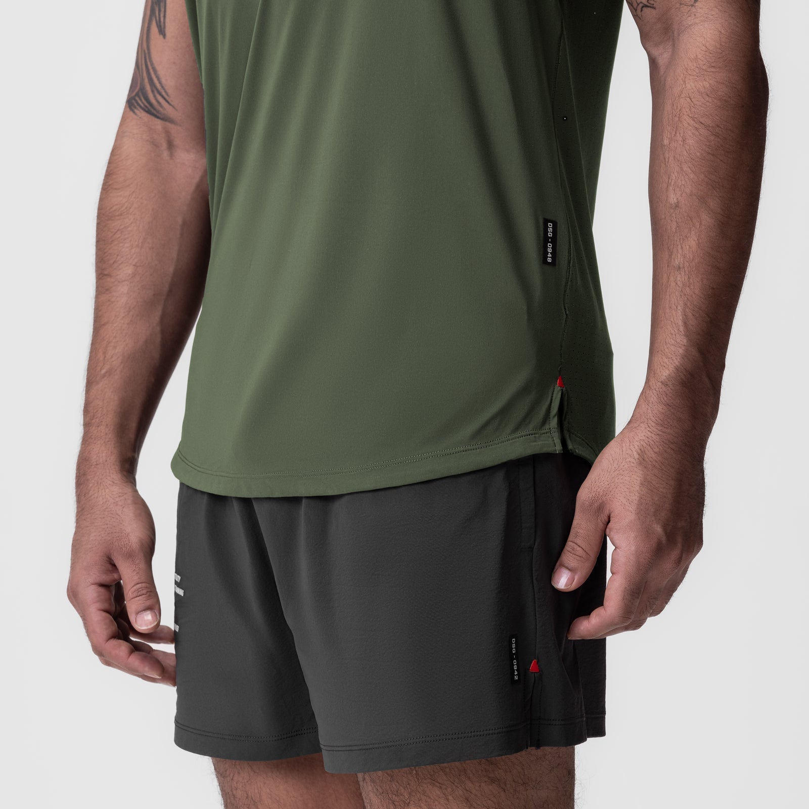 0948. Laser-Vent™ Established Tee Olive | ASRV for sale