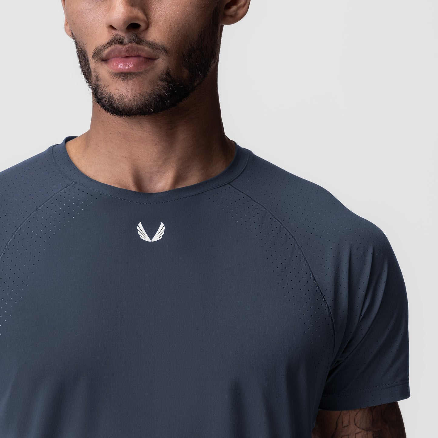 0948. Laser-Vent™ Established Tee Navy | ASRV Online