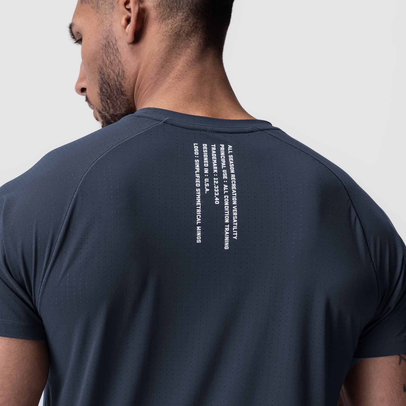 0948. Laser-Vent™ Established Tee Navy | ASRV Online